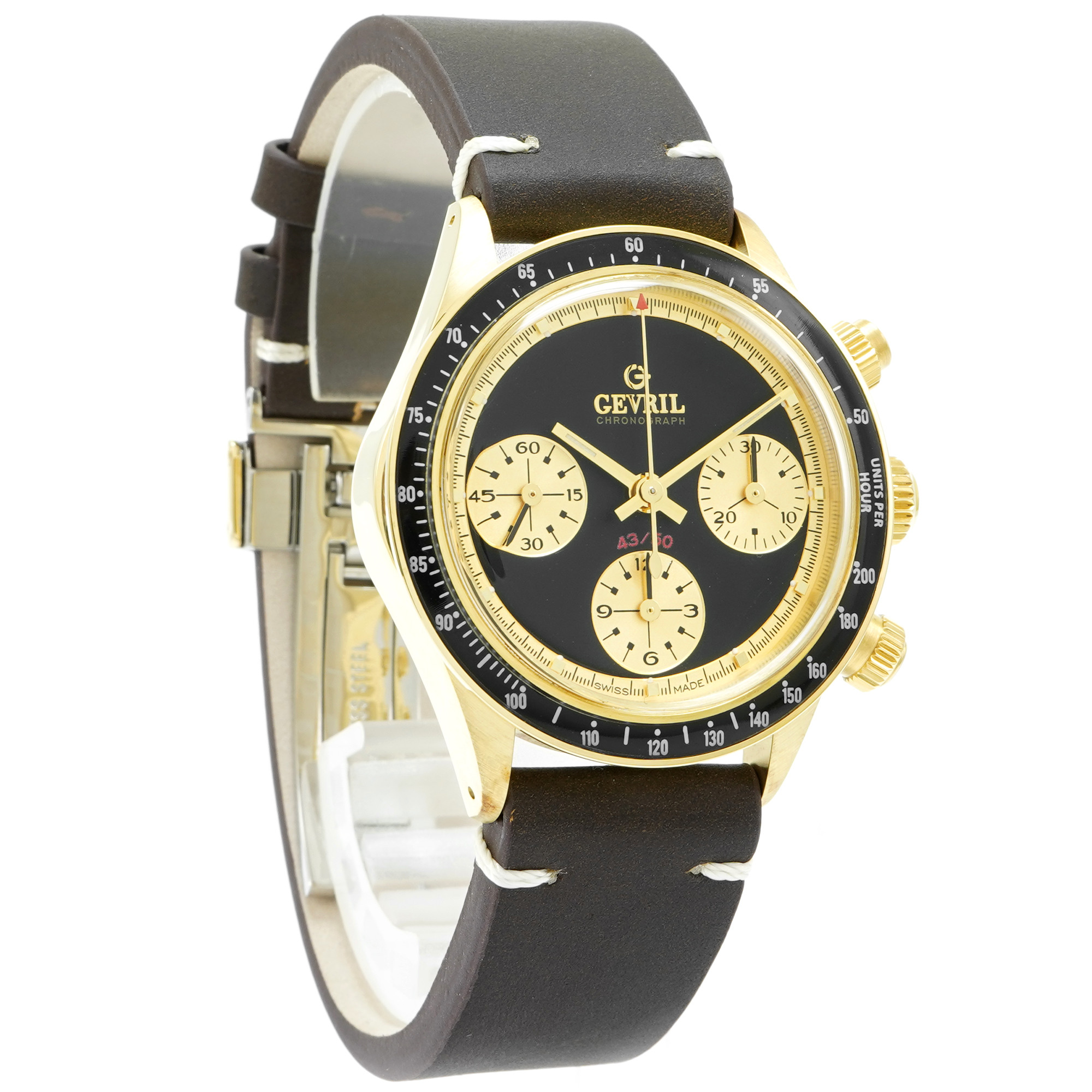 Gevril Tribeca Chronograph Limited Edition *Yellow Gold* *Unworn
