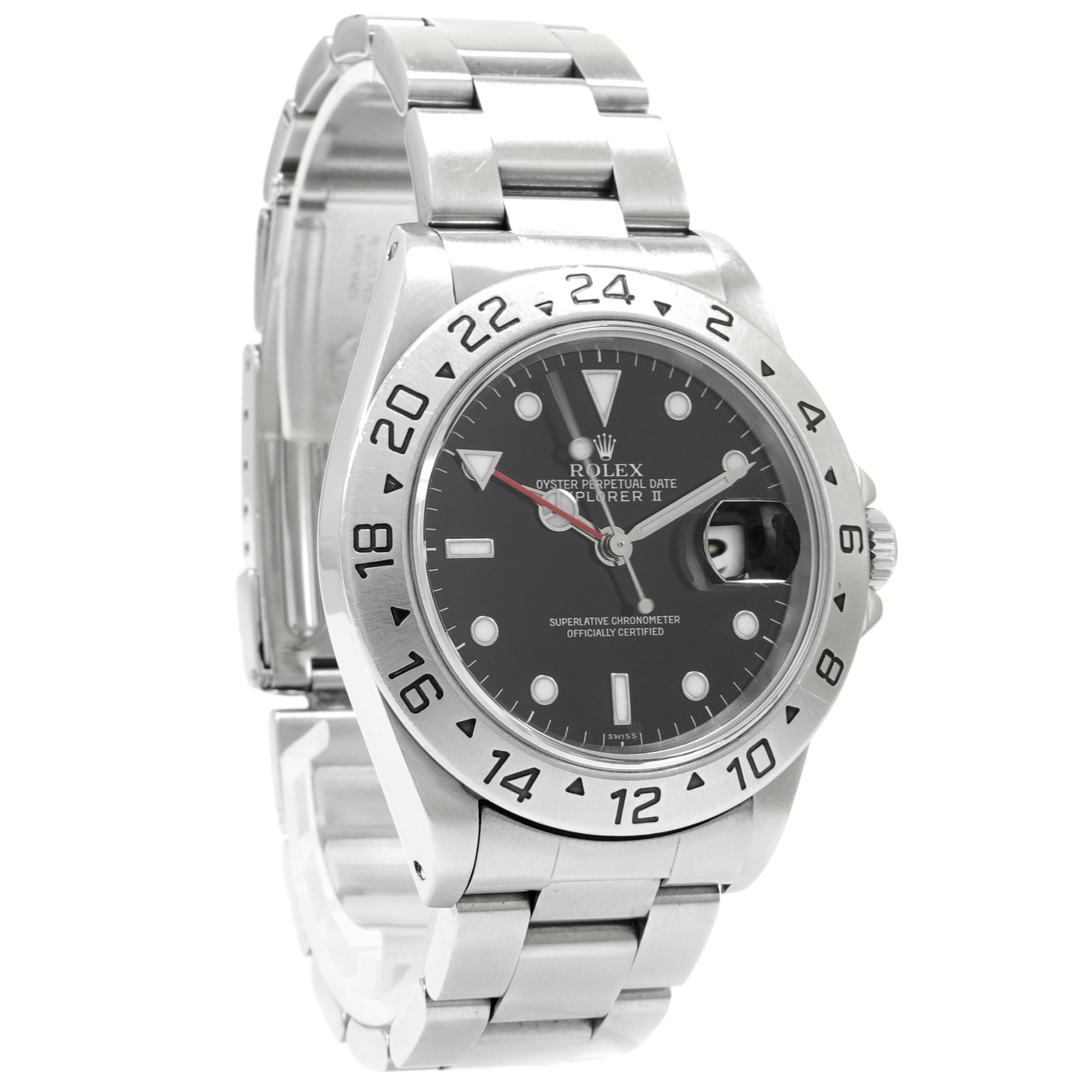 Rolex Explorer II Black 16570 - Inventory 6525 - DelrayWatch.com