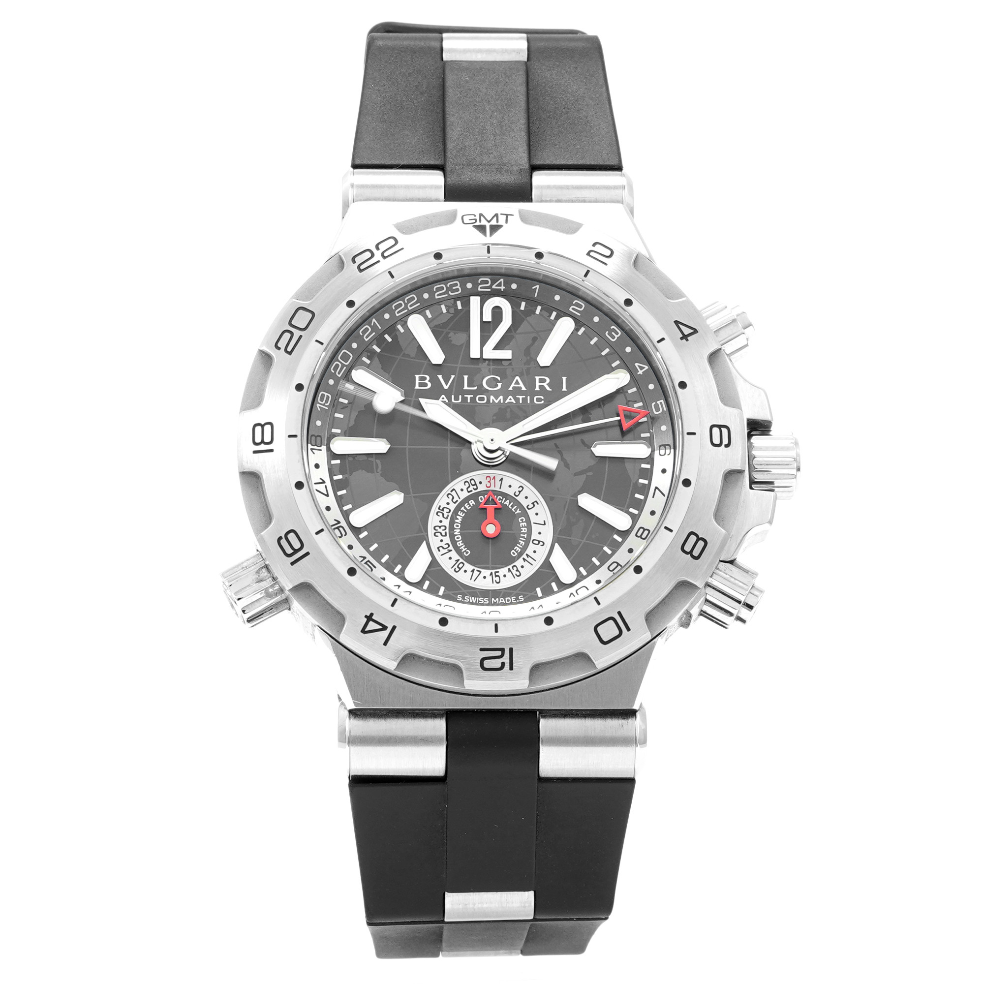 Bulgari Diagono GMT DP42S - Inventory 6533 - DelrayWatch.com