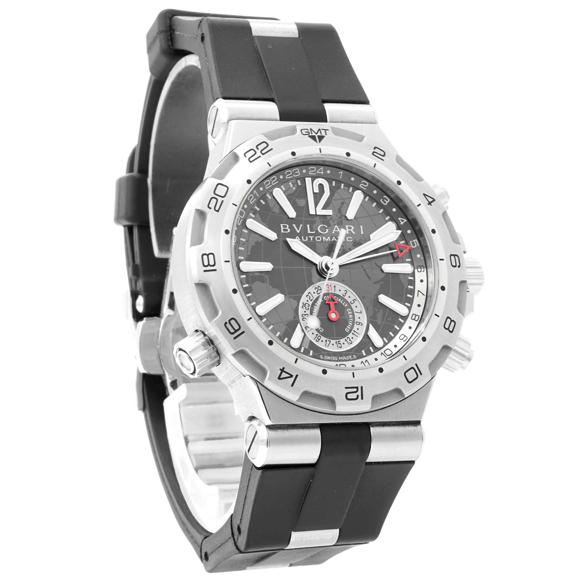 Bulgari Diagono GMT DP42S - Inventory 6533 - DelrayWatch.com
