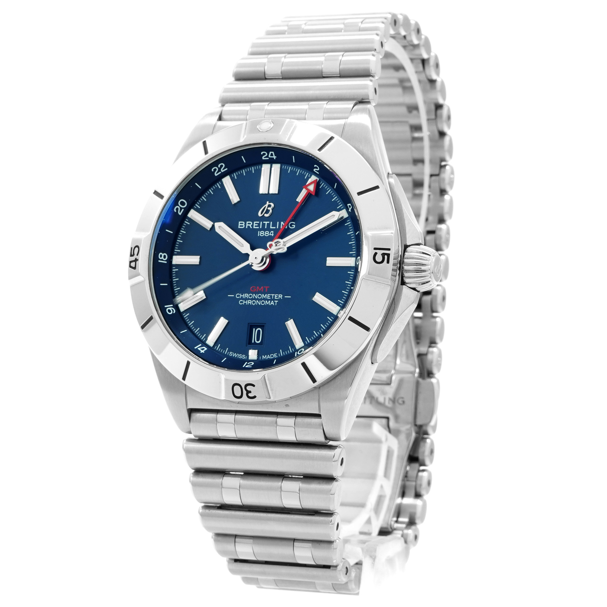 Breiltling Automatic GMT 40 A32398 *Blue Dial* - Inventory 6564