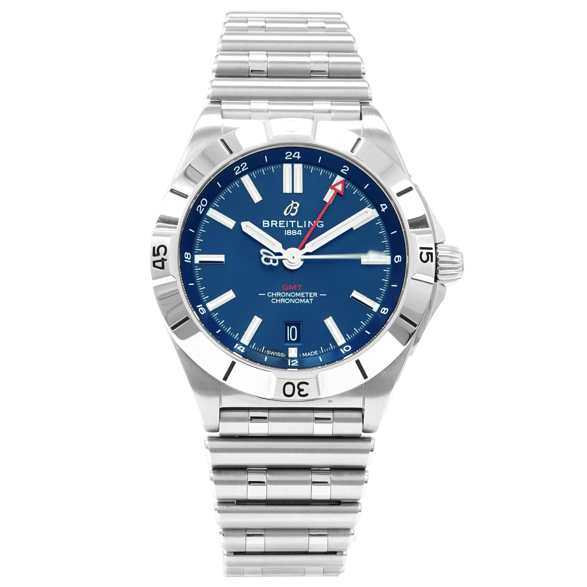 Breiltling Automatic GMT 40 A32398 *Blue Dial* - Inventory 6564