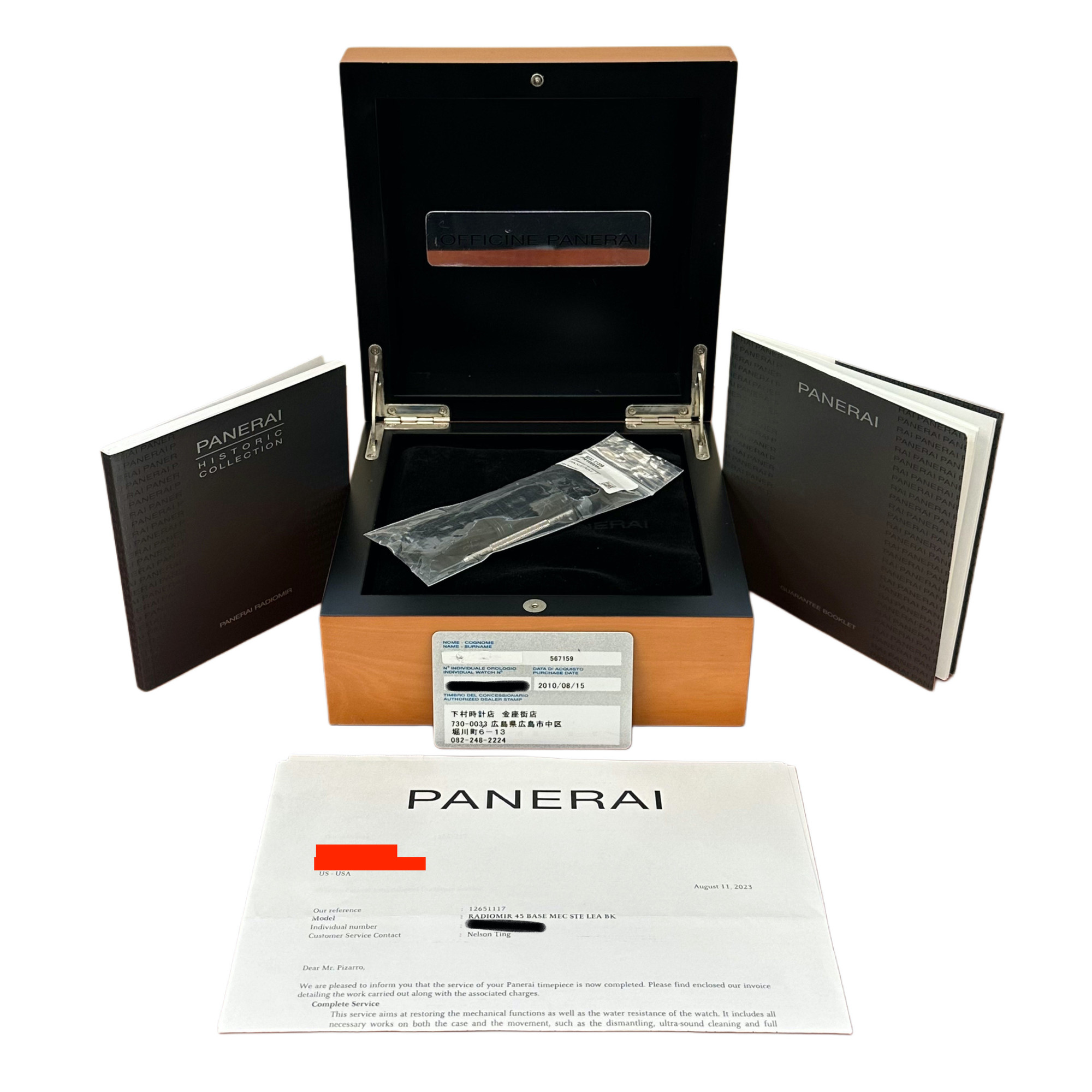 Panerai Radiomir Base PAM00210 - Inventory 6604
