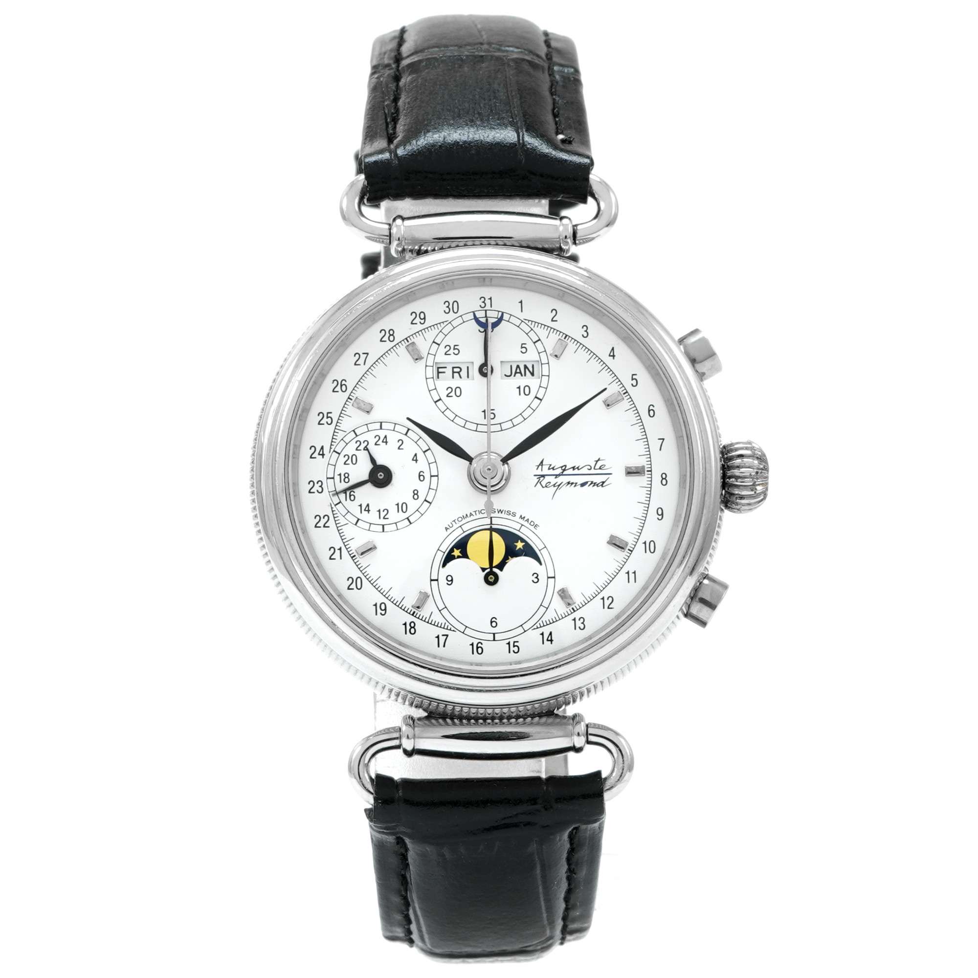 Auguste Reymond Triple Date Moonphase GMT - Inventory 6464