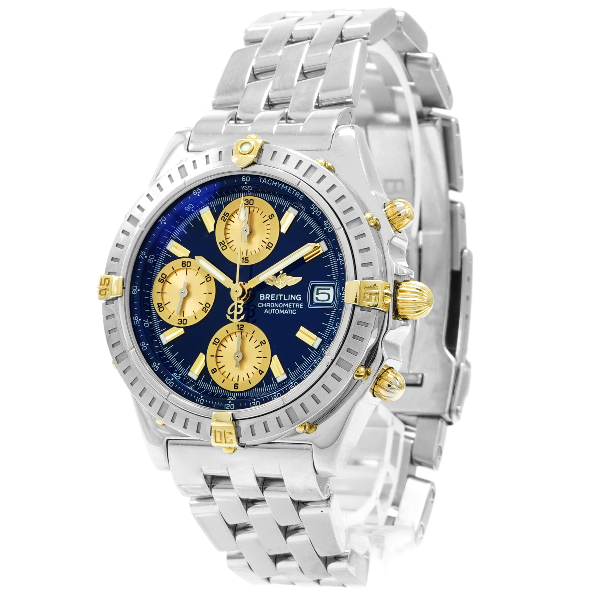 Breitling Chronomat B13352 *Blue Dial*- Inventory 6681