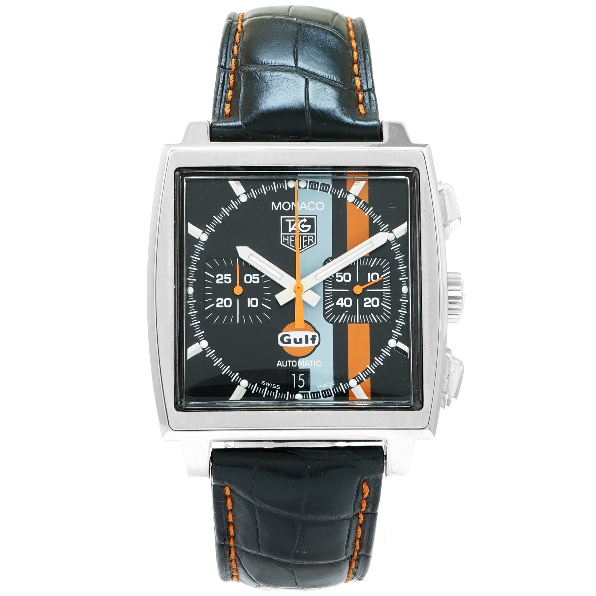 TAG Heuer Monaco Gulf Vintage Edition CW211A - Inventory 6697