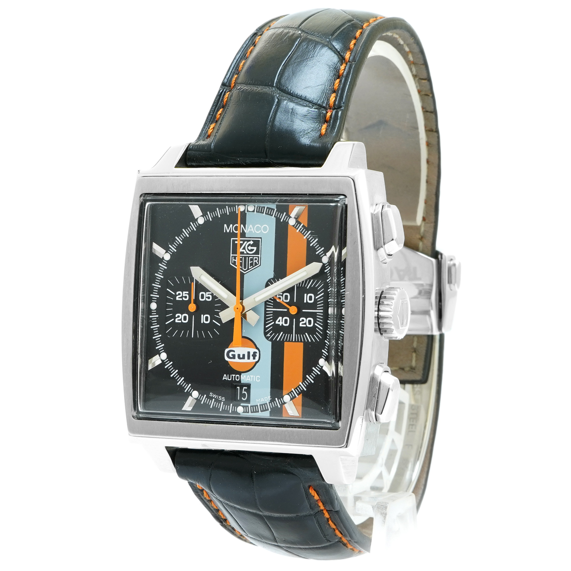 TAG Heuer Monaco Gulf Vintage Edition CW211A - Inventory 6697