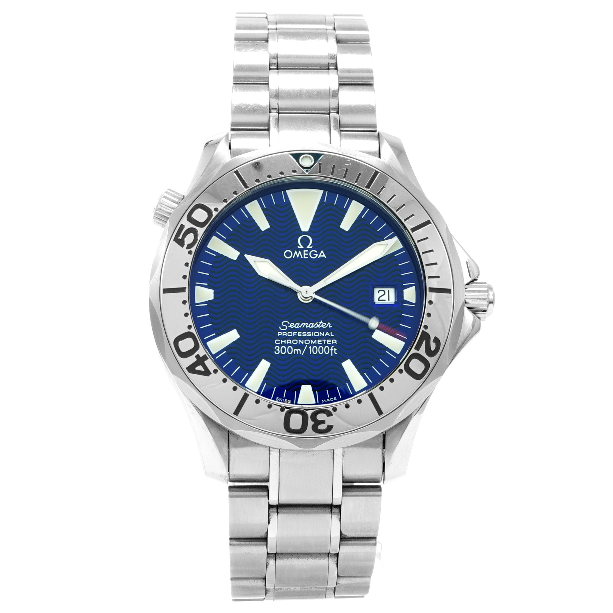 Omega Seamaster Diver 300M 2255.0 *Blue Dial* - Inventory 6691