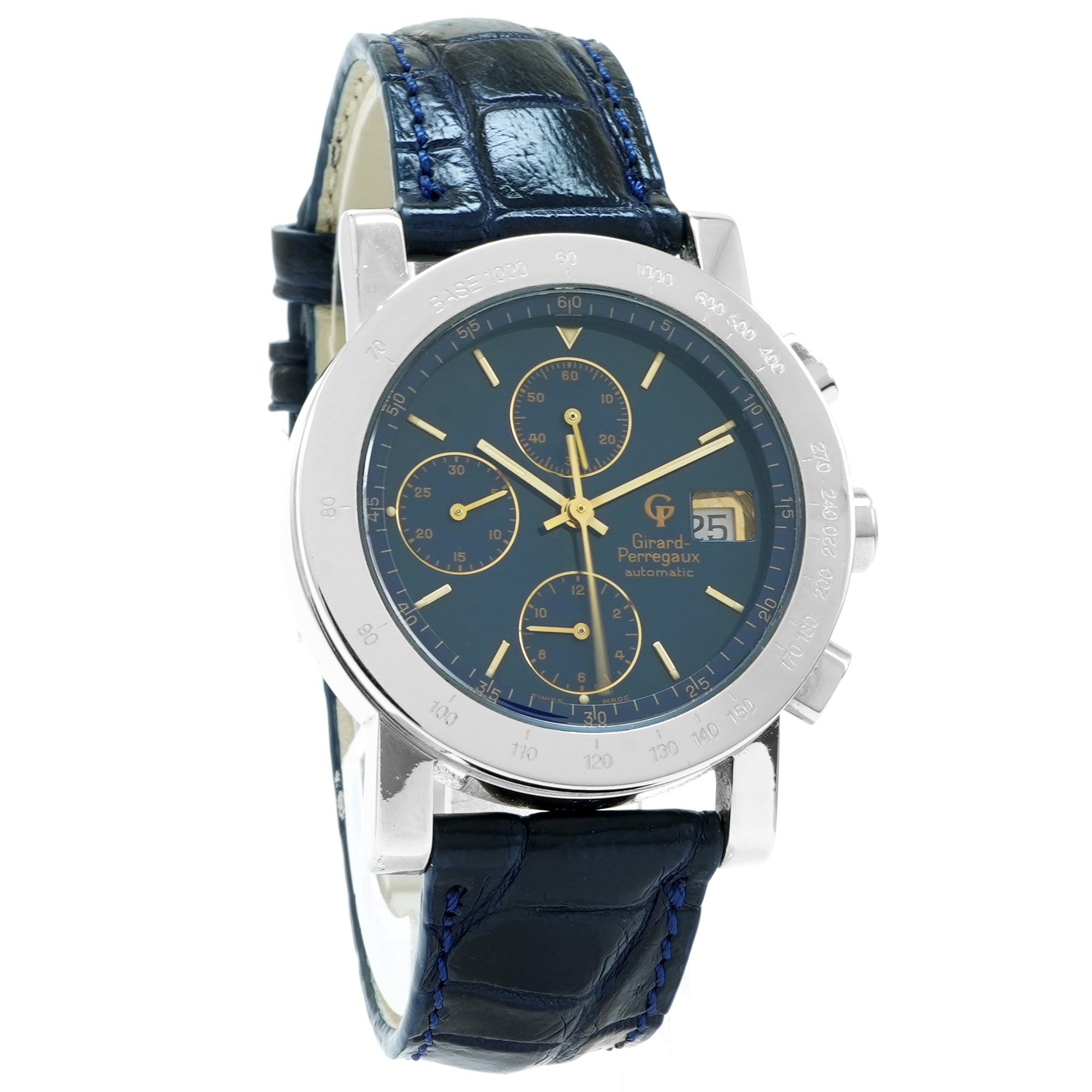 Girard Perregaux GP 7000 GBM Chronograph *Blue Dial* - Inventory