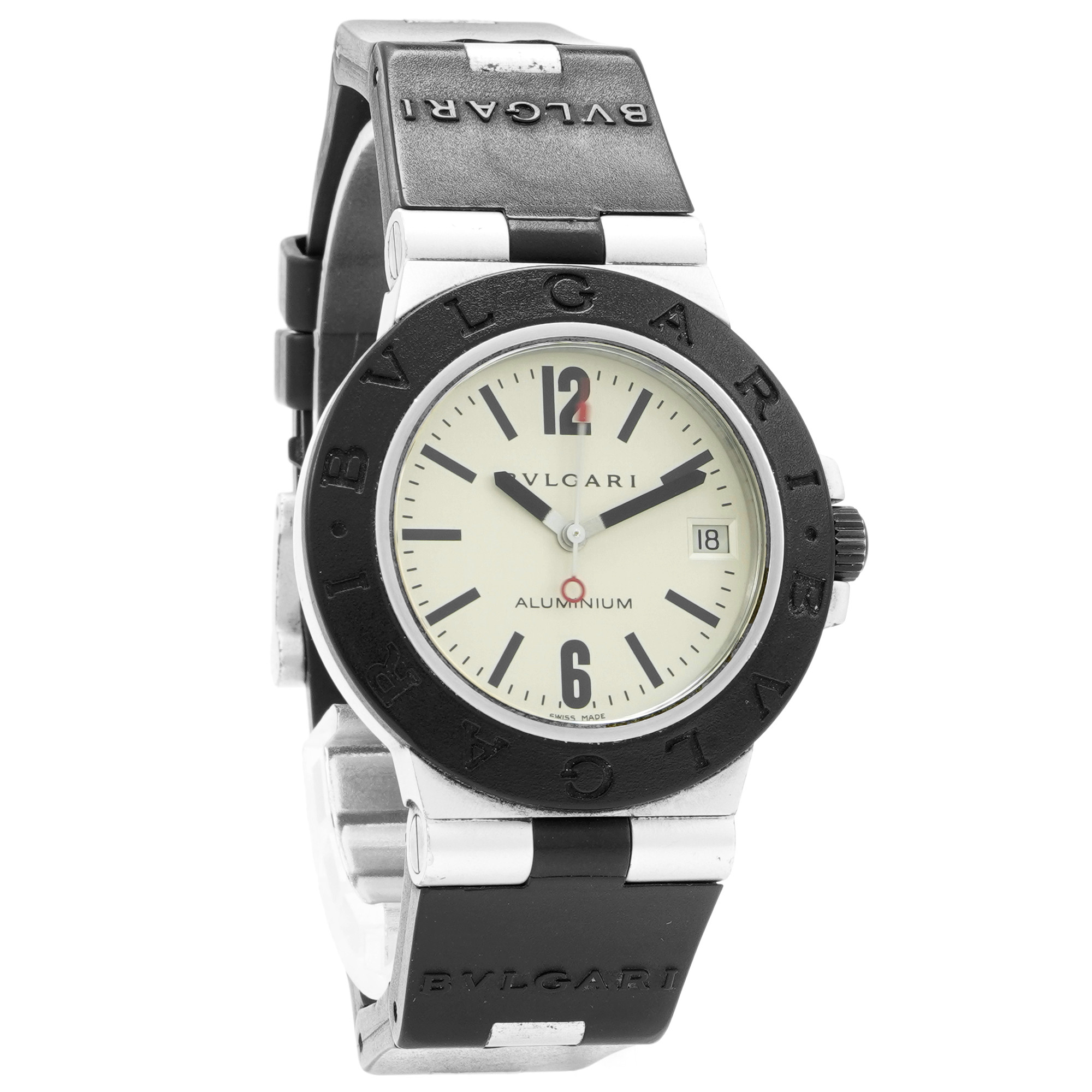 Bulgari Diagono Aluminum AL38TA - Inventory 6732 - DelrayWatch.com