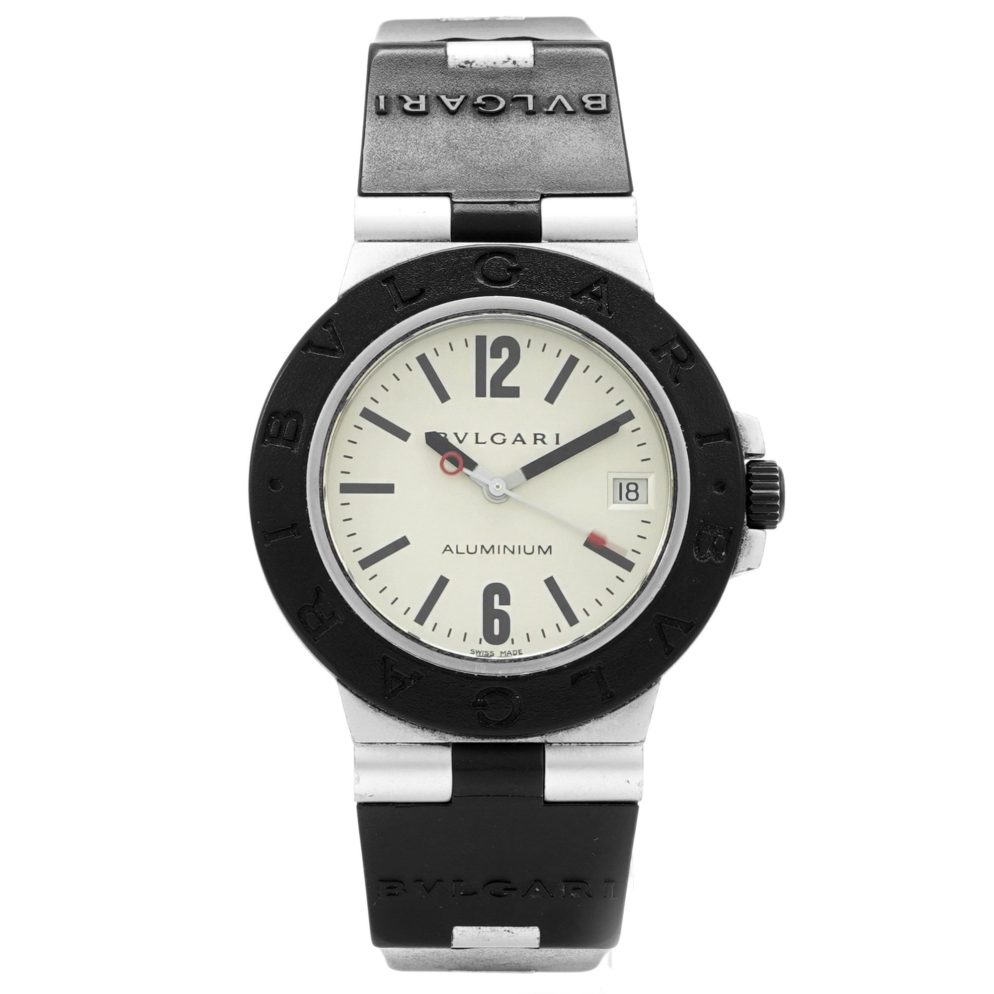 Bulgari Diagono Aluminum AL38TA - Inventory 6732 - DelrayWatch.com