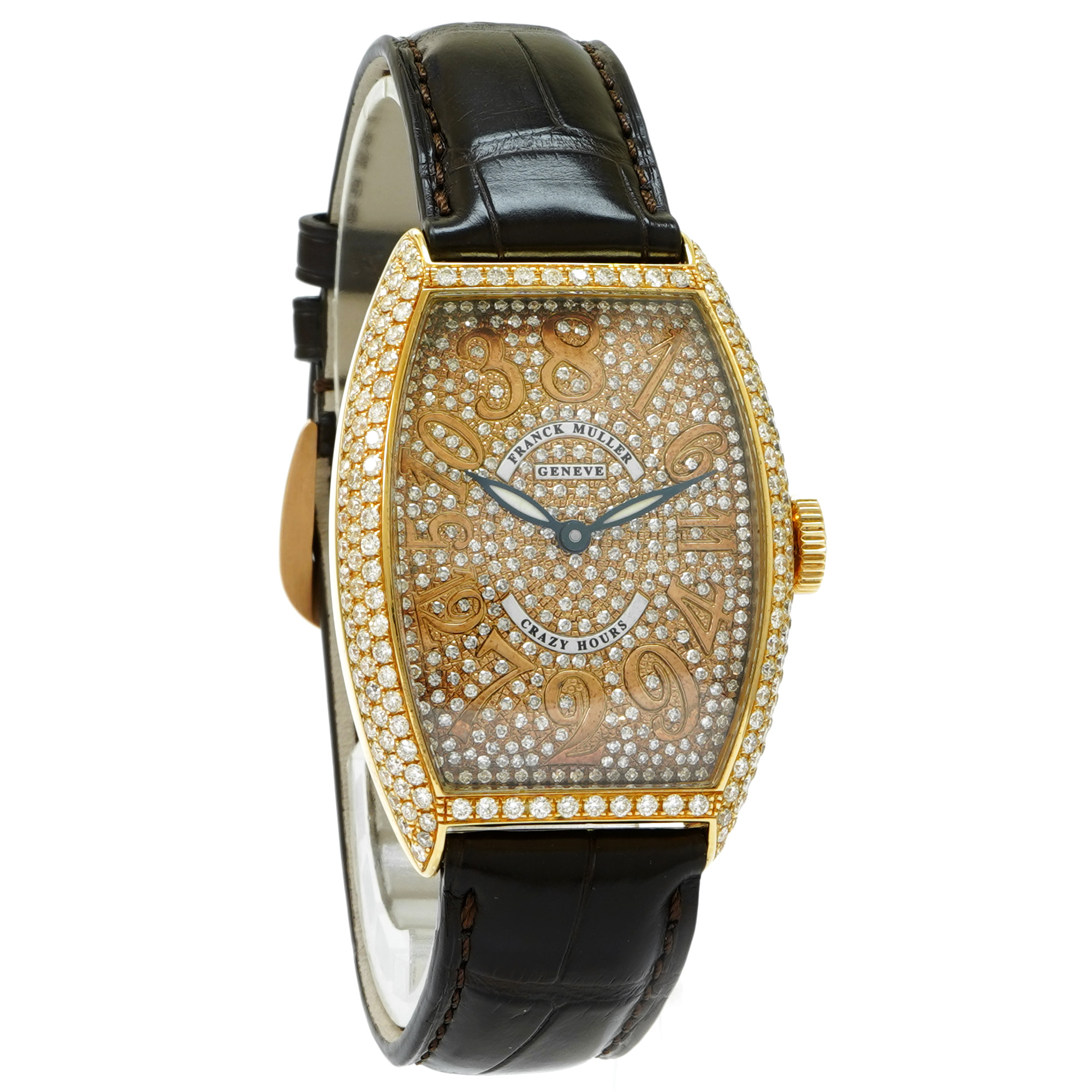 Franck Muller Crazy Hours Rose Gold and Diamonds 5850 CH