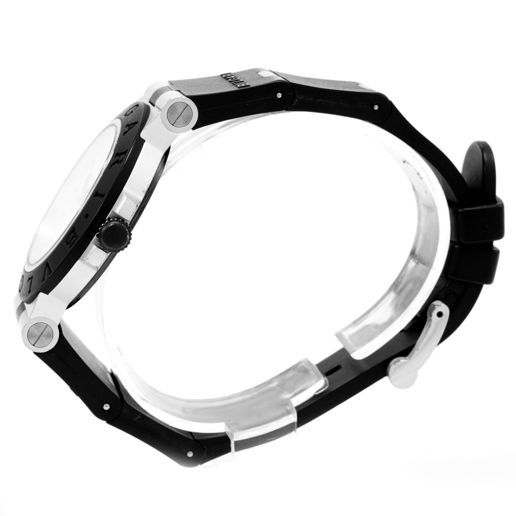 Bulgari Diagono Aluminum Automatic AL 38 A - Inventory 6942