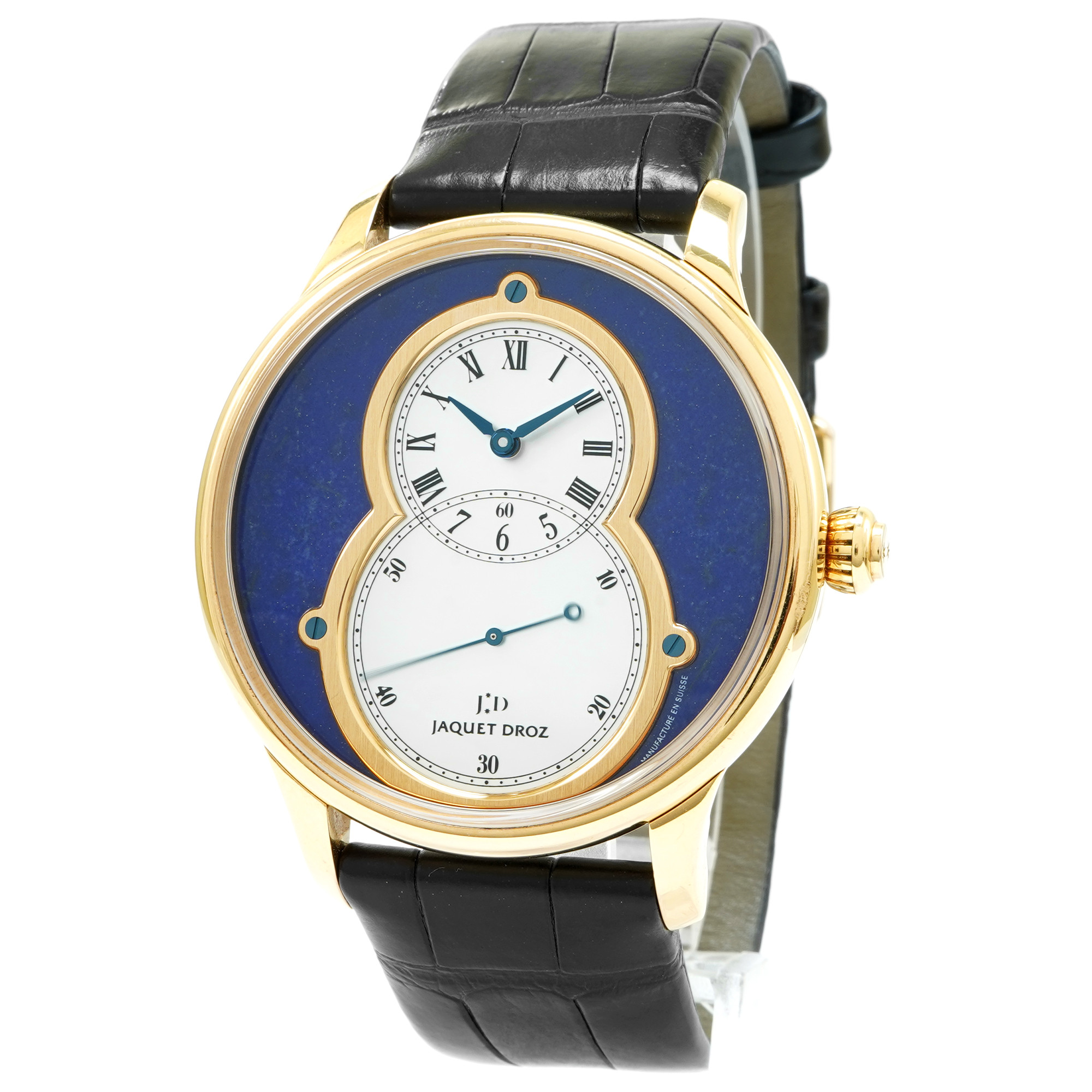 Jaquet Droz Grande Seconde Circled Lapis Lazuli / MOP 43mm