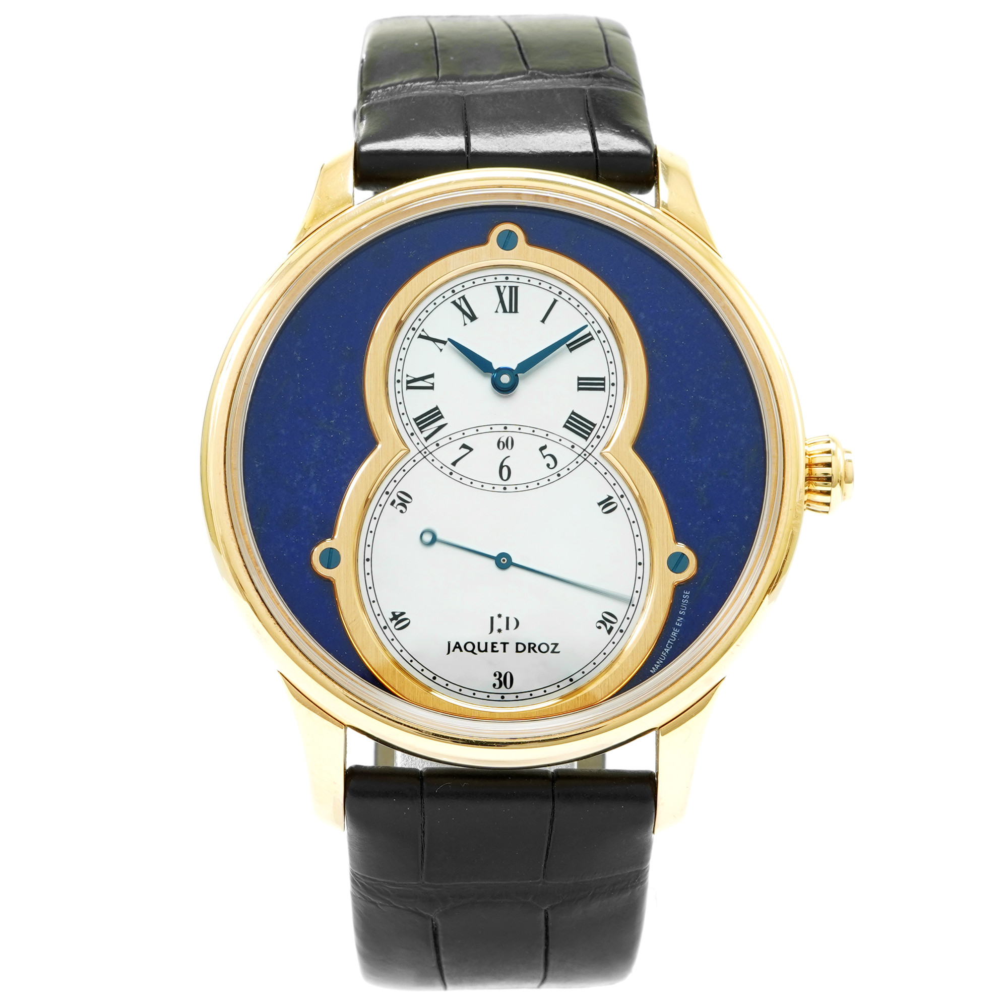 Jaquet Droz Grande Seconde Circled Lapis Lazuli / MOP 43mm