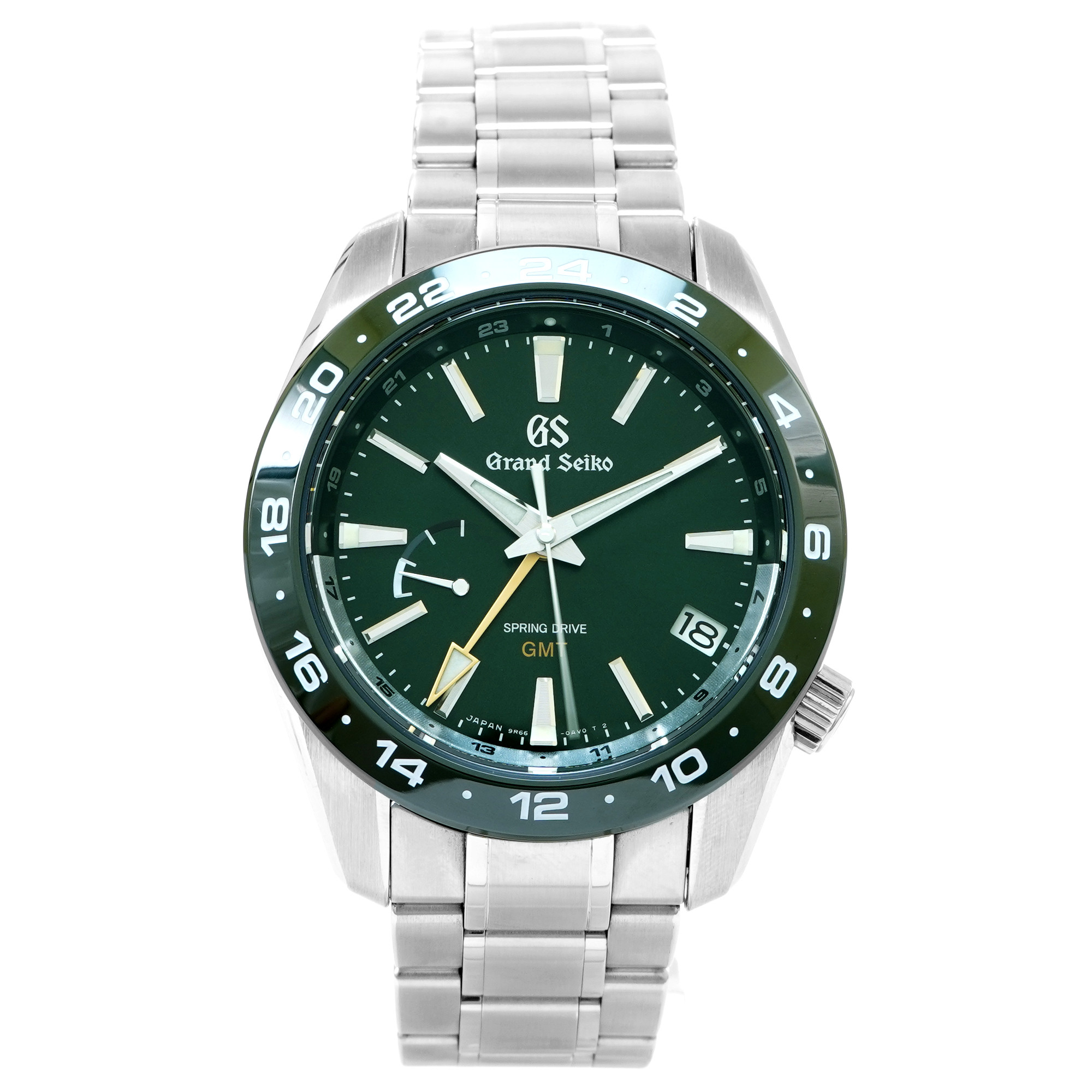 Grand Seiko Spring Drive GMT SBGE257G *Moss Green* - Inventory 6996