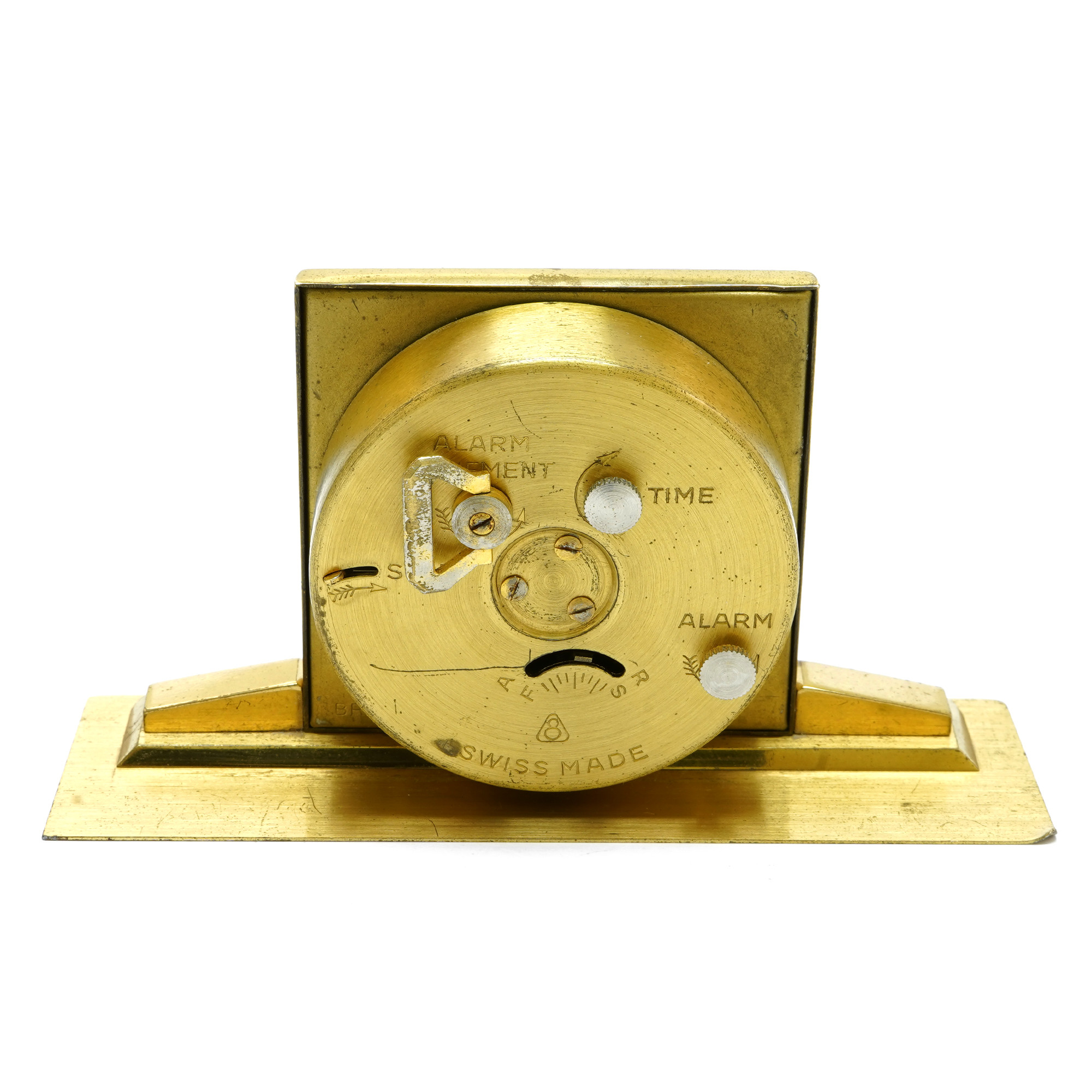 Bucherer 8 Days Desk Clock *Vintage* - Inventory 7010