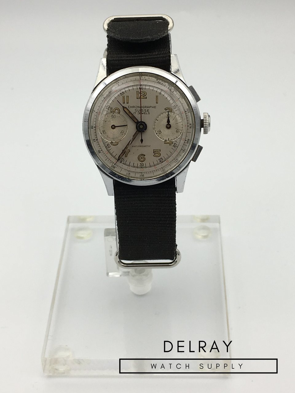 zhtt CROIZET エクストラGASTON De LAGRANGセッ Chronographe Suisse Vintage Watch - DelrayWatch.com