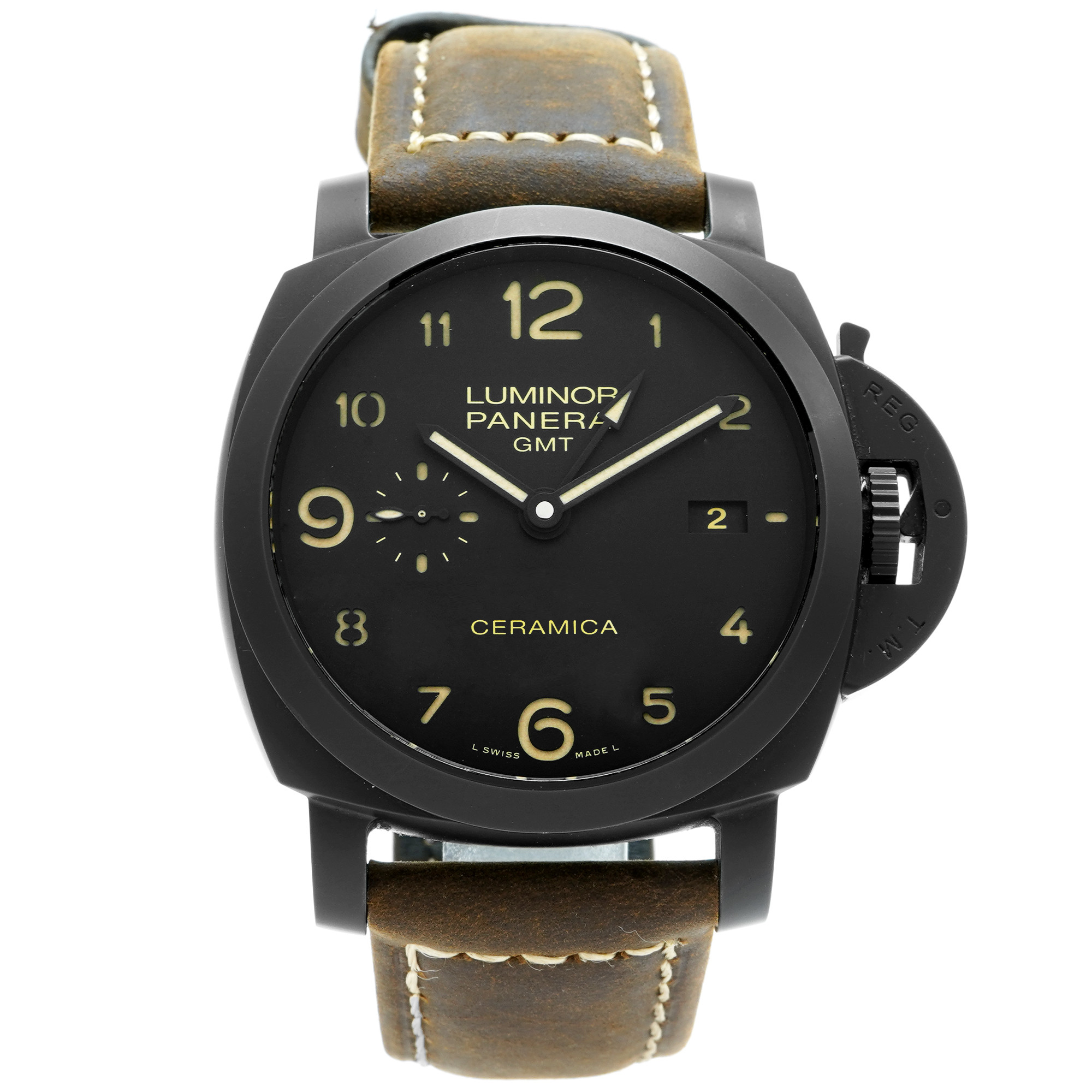 Panerai Luminor 1950 3 Days GMT Ceramic Automatic PAM00441 - Inventory 7031