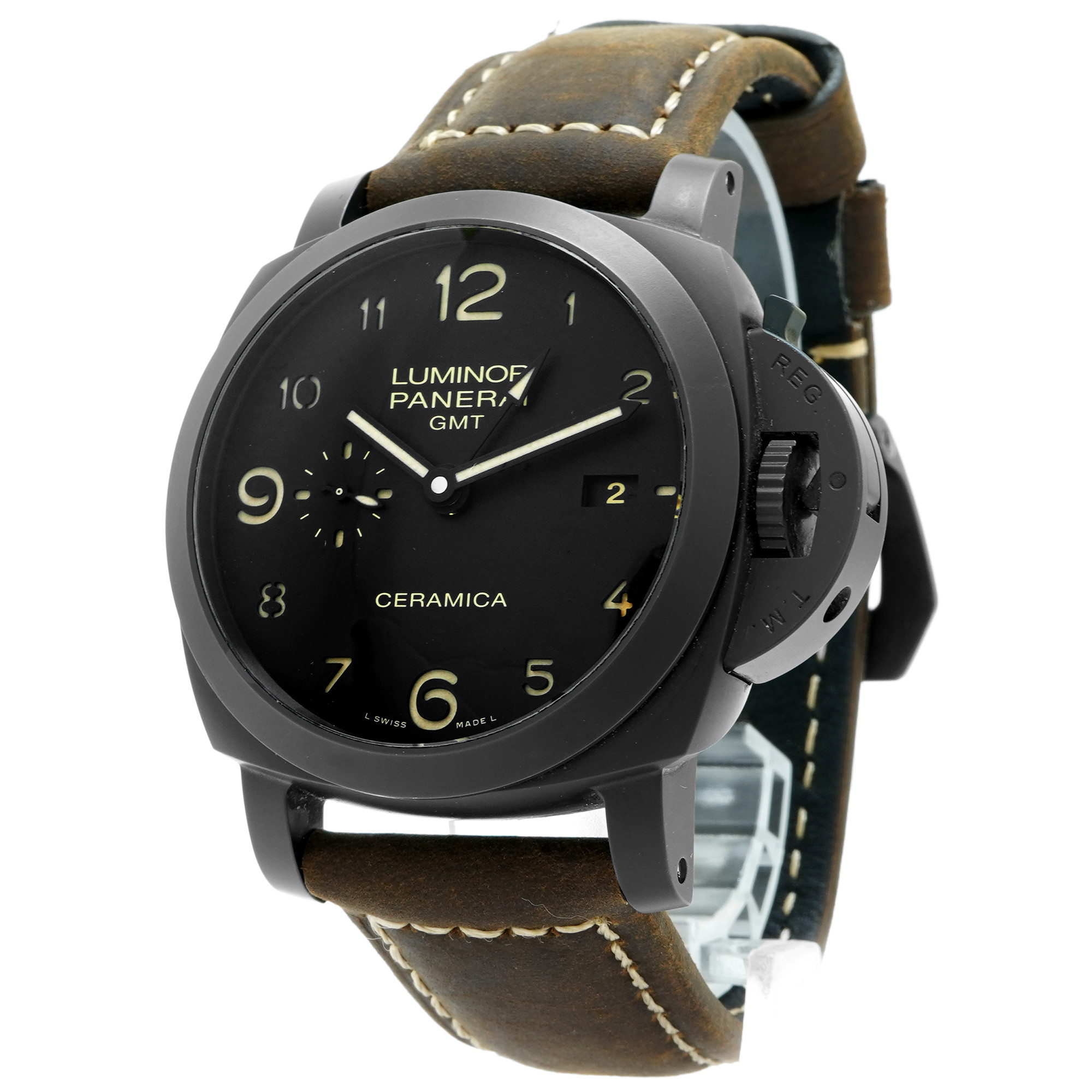Panerai Luminor 1950 3 Days GMT Ceramic Automatic PAM00441 - Inventory 7031