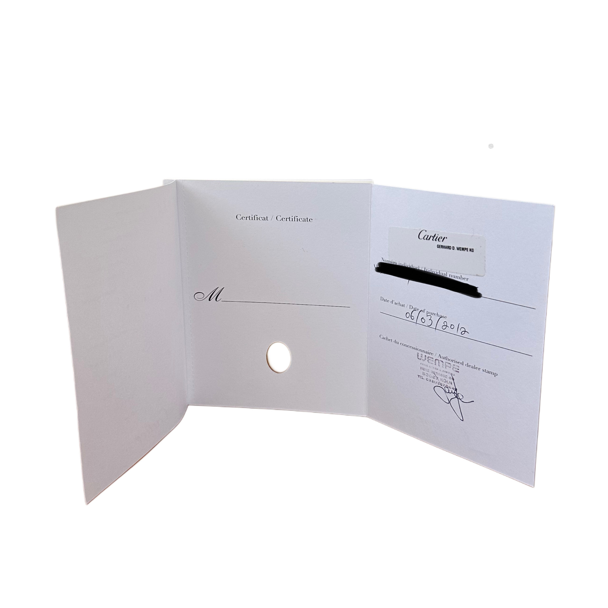 Cartier Calibre de Cartier W7100016 - Inventory 7032