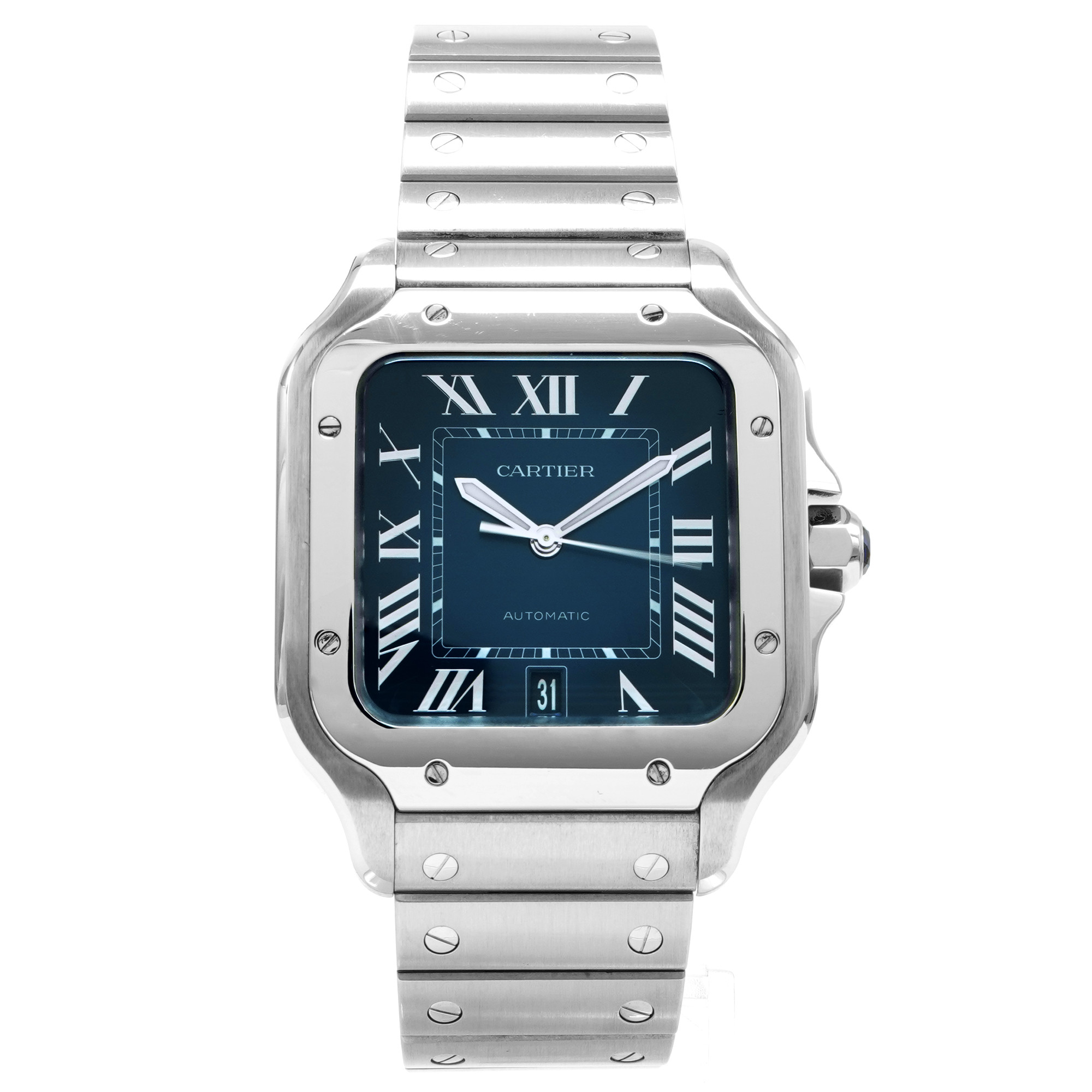 Cartier Santos De Cartier WSS0030 *Bue Dial* *2023* - Inventory 7057