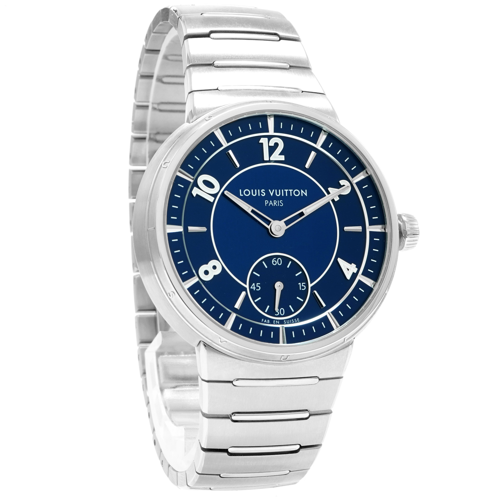 Louis Vuitton Tambour W1ST20 *Blue Dial* *2024* - Inventory 7092