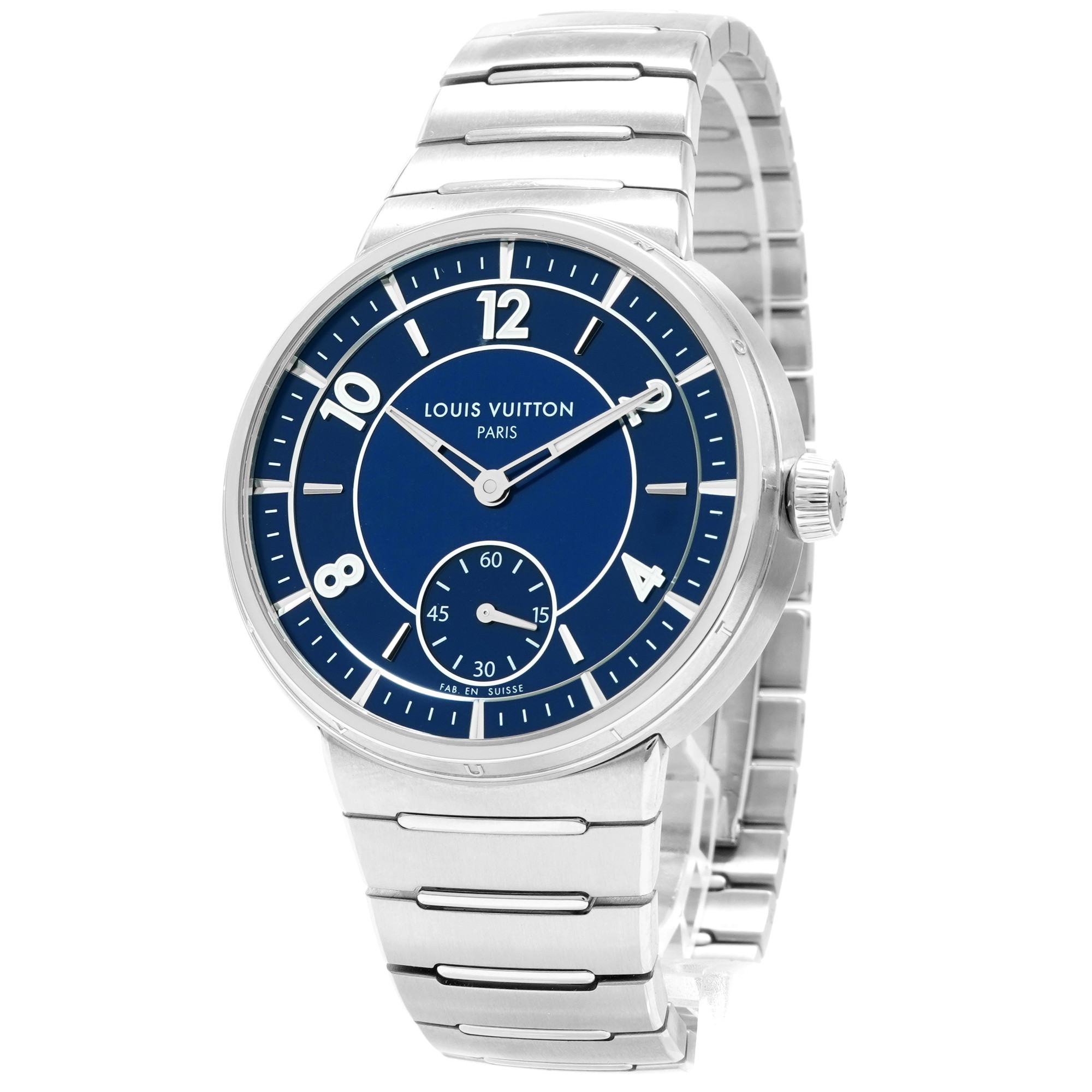 Louis Vuitton Tambour W1ST20 *Blue Dial* *2024* - Inventory 7092