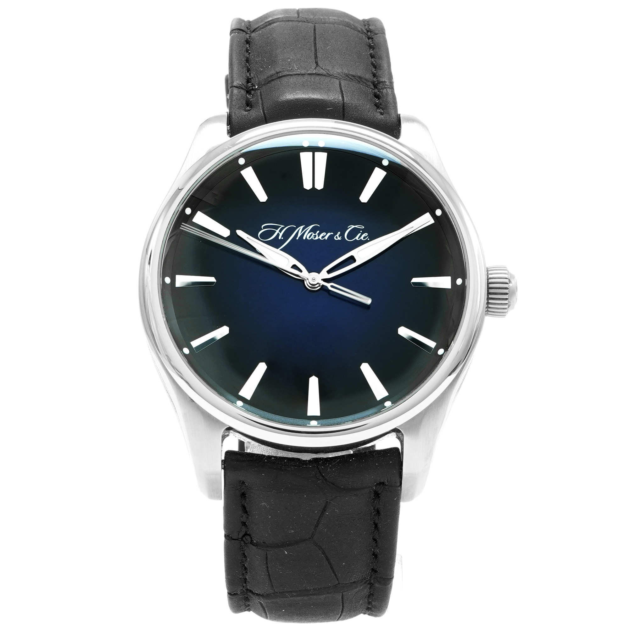 H Moser Pioneer Centre Seconds - Midnight Blue Fume' 3200-1200
