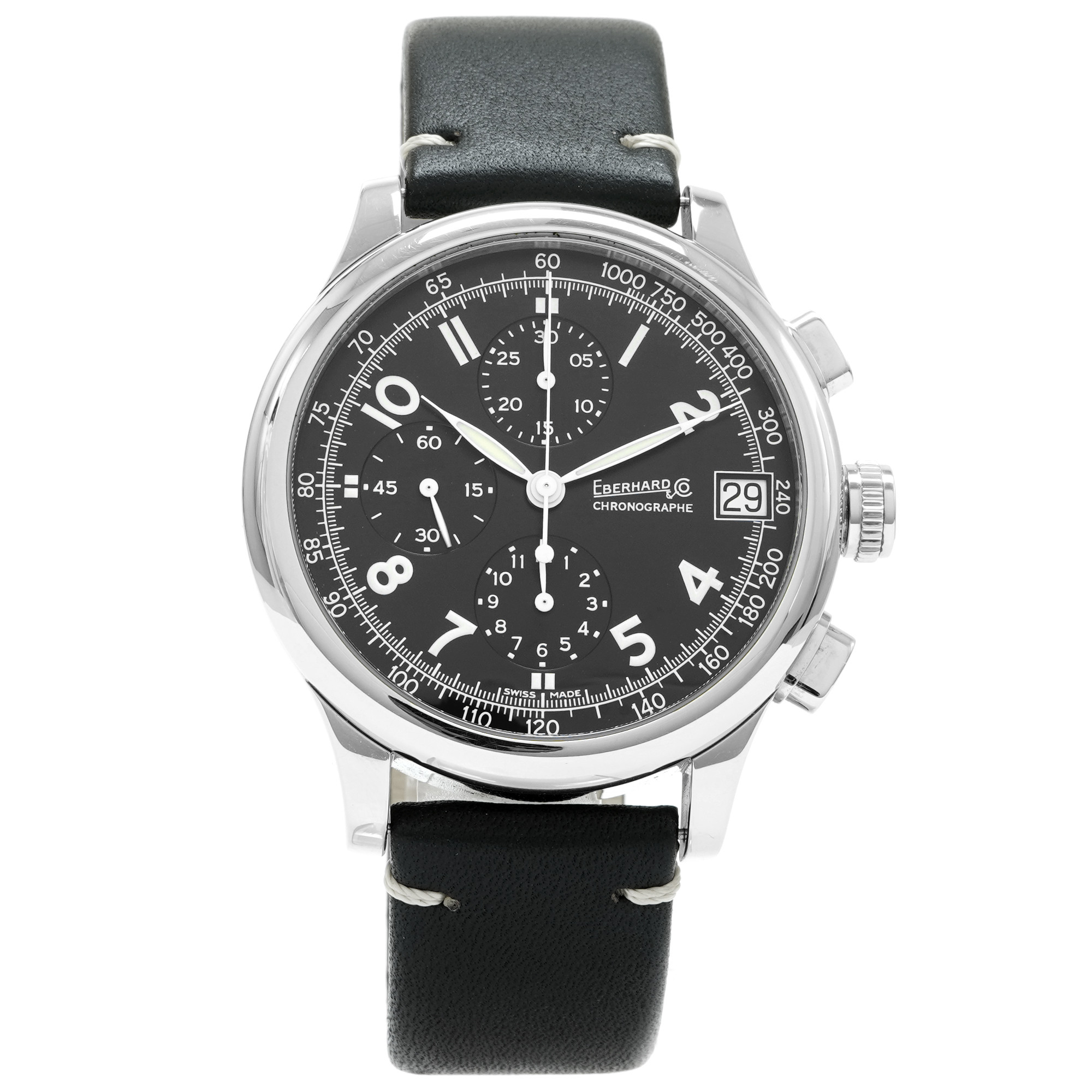 Eberhard Traversetolo Chronograph - Inventory 7145 - DelrayWatch.com