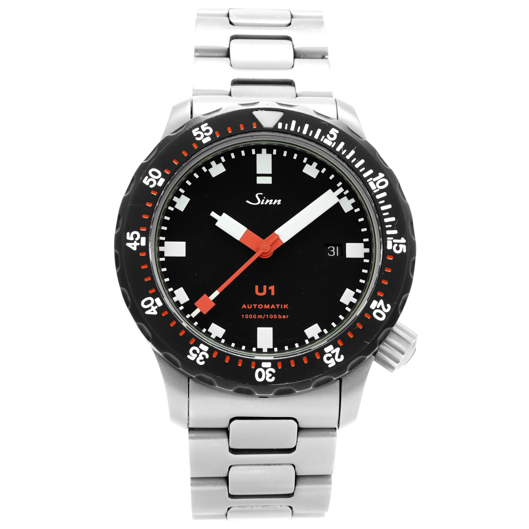 Sinn U1 SDR 1010 1000M - Inventory 7172 - DelrayWatch.com