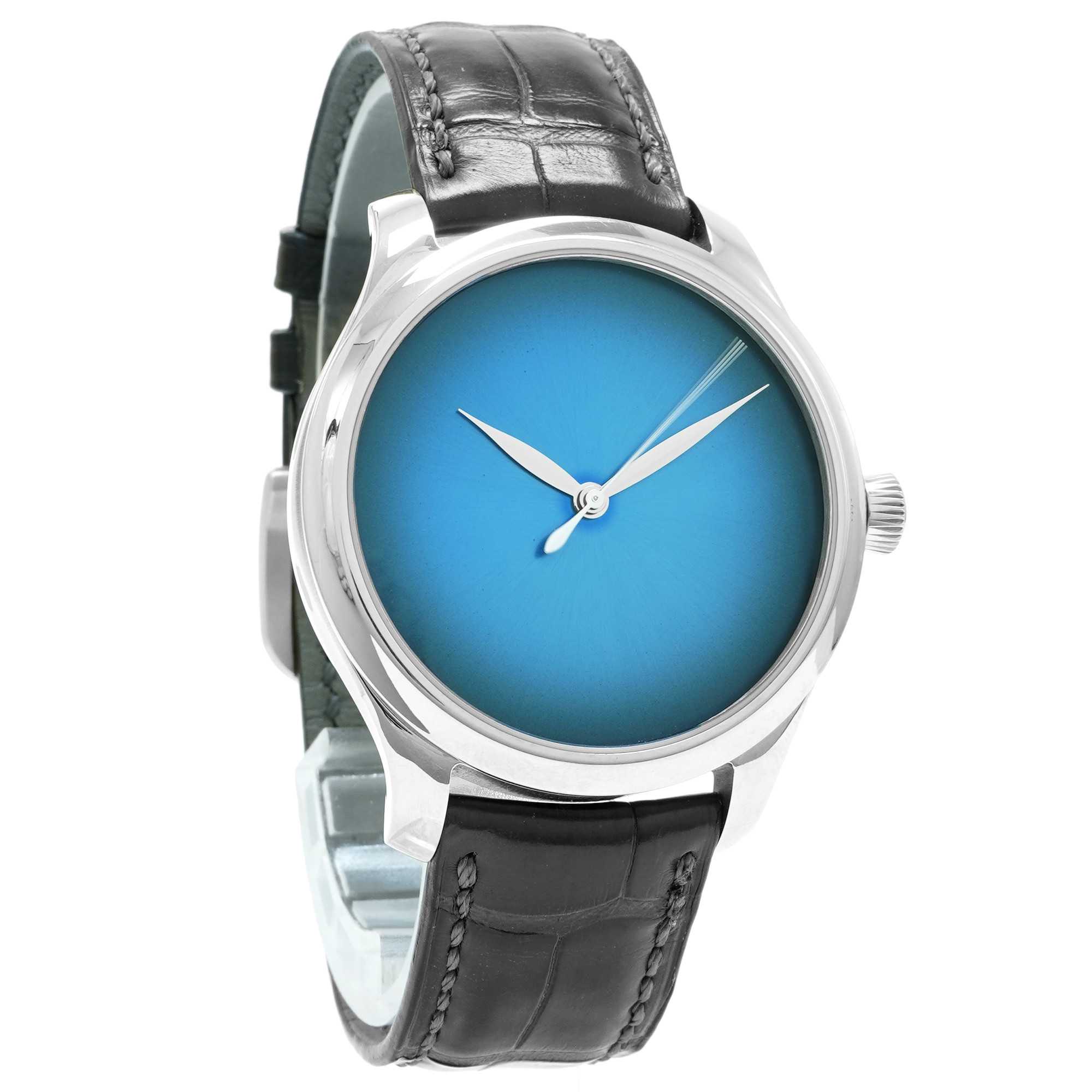 H Moser Endeavour Centre Seconds Concept Funky Blue Fume