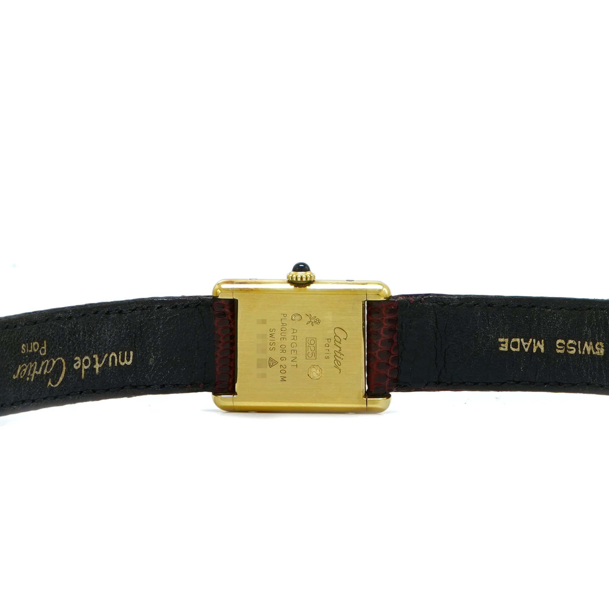 Cartier must de Cartier Tank Small Trinity Dial *Vermeil* - Inventory 7218