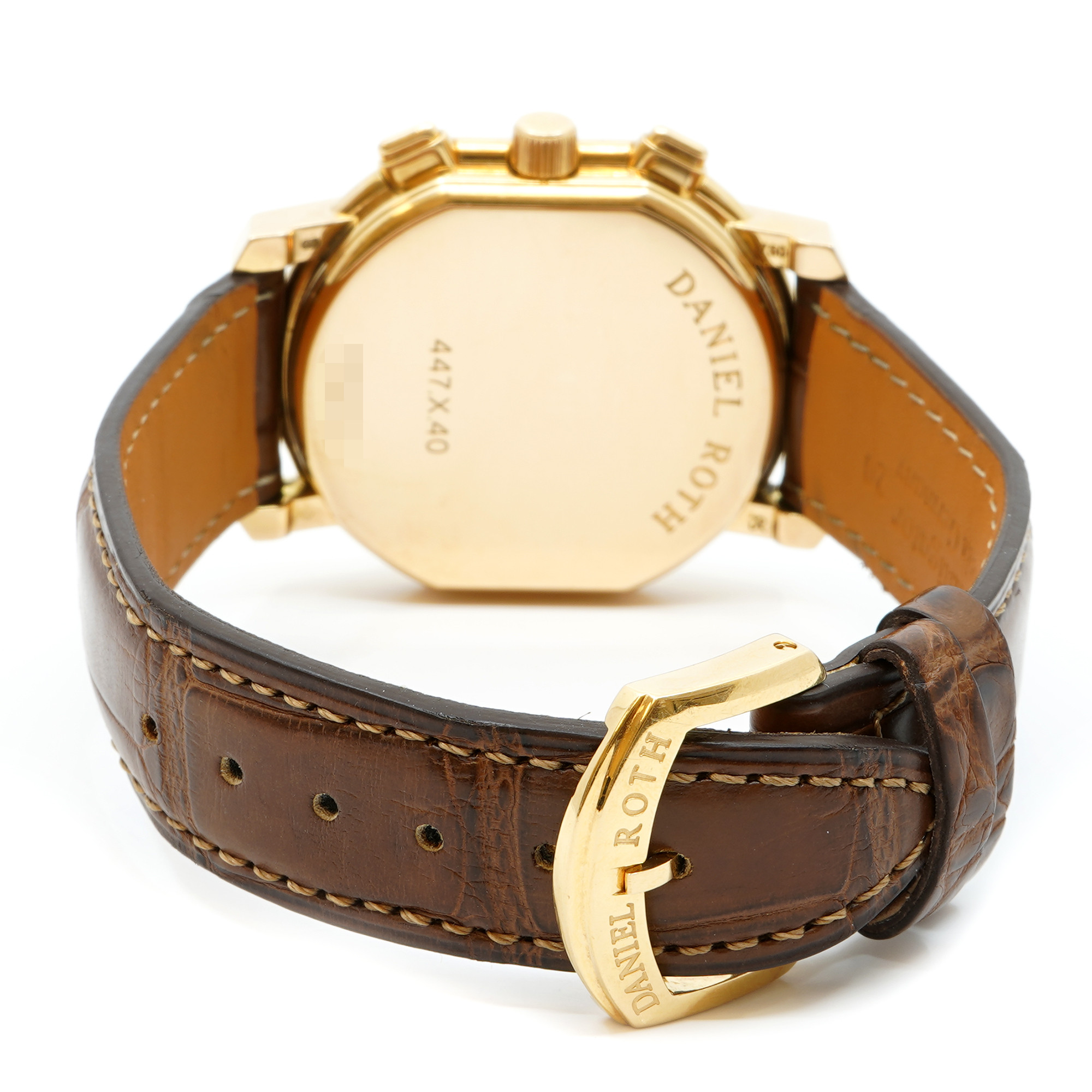 Daniel Roth Ellipsocurvex Master Chronograph 447.X.40 *Rose Gold* - Inventory 7252