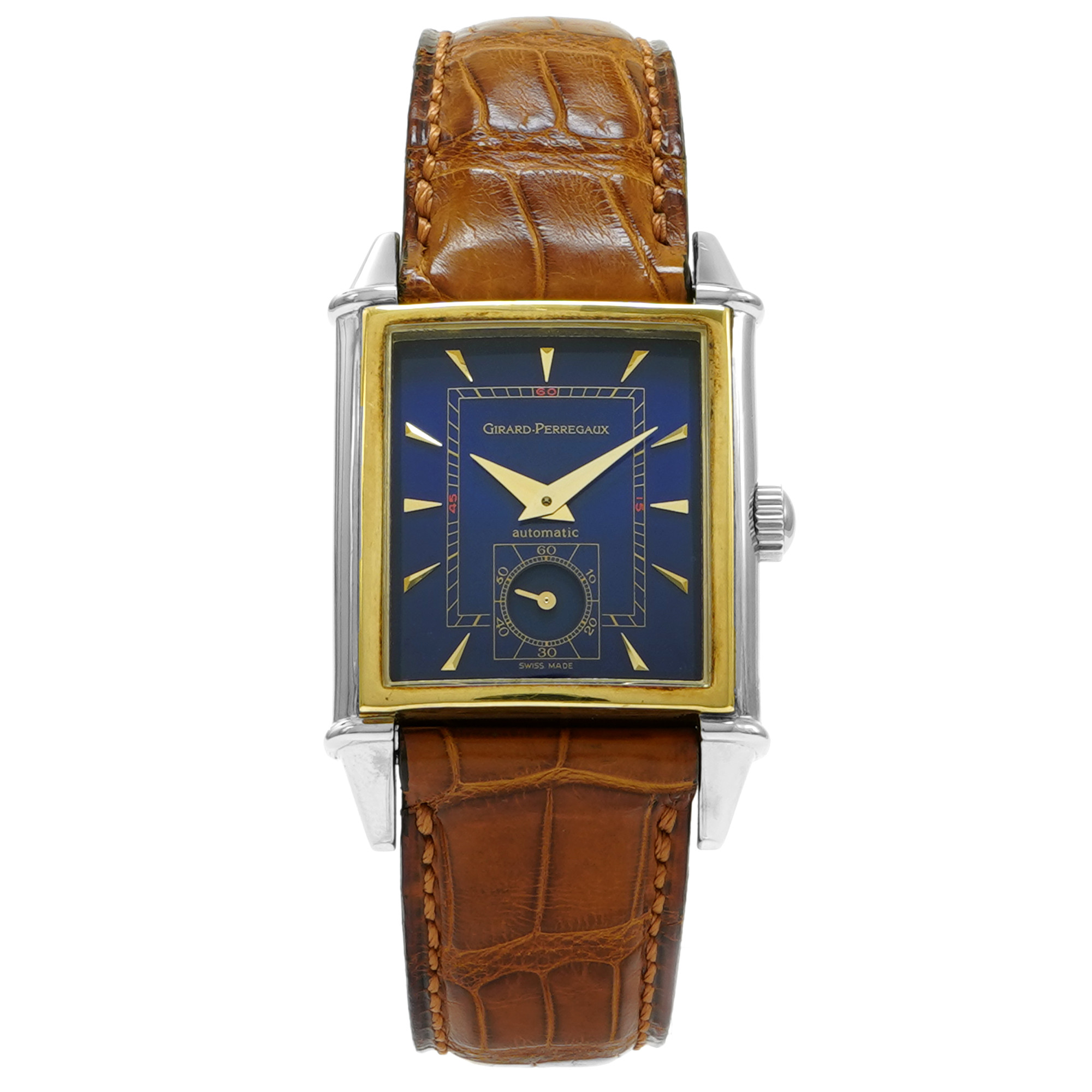 [てちゃ。]Girard Perregaux ヴィンテージ 2594 Girard Perregaux Vintage 2594 *Blue Dial* - Inventory 7329