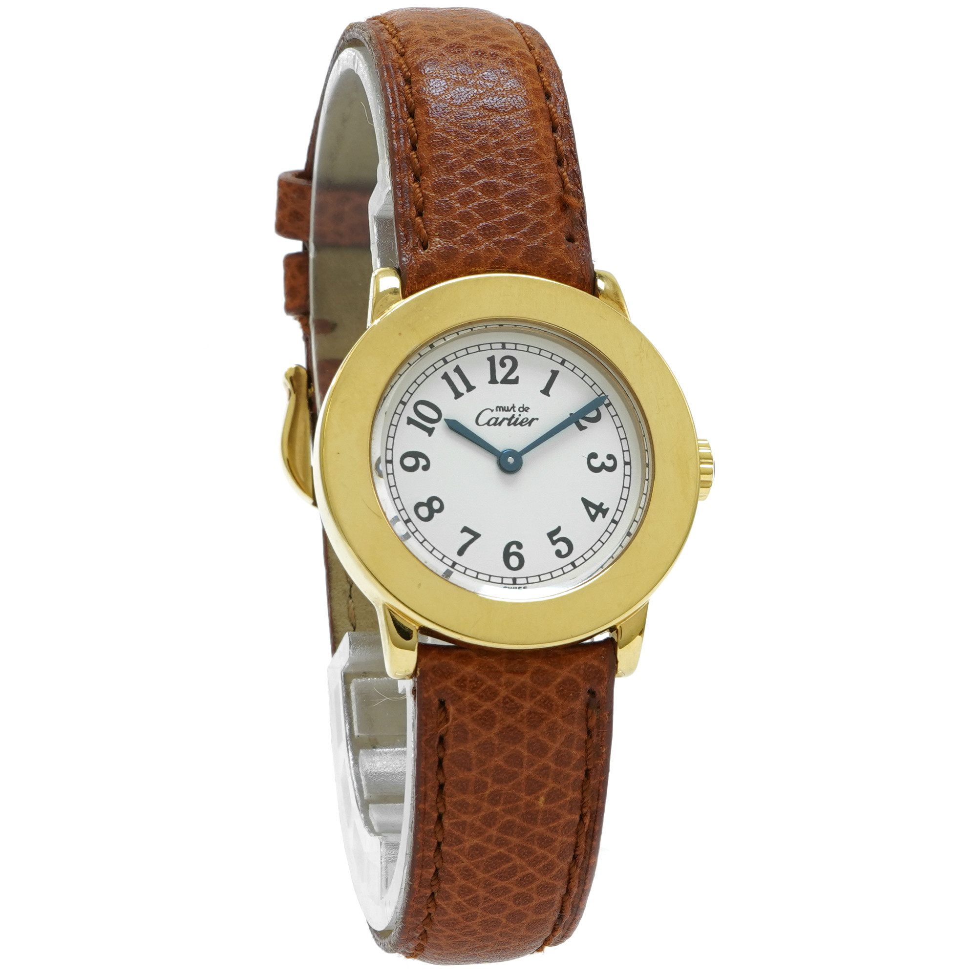 Cartier must de Cartier Ronde Vermeil 1801 - Inventory 7315
