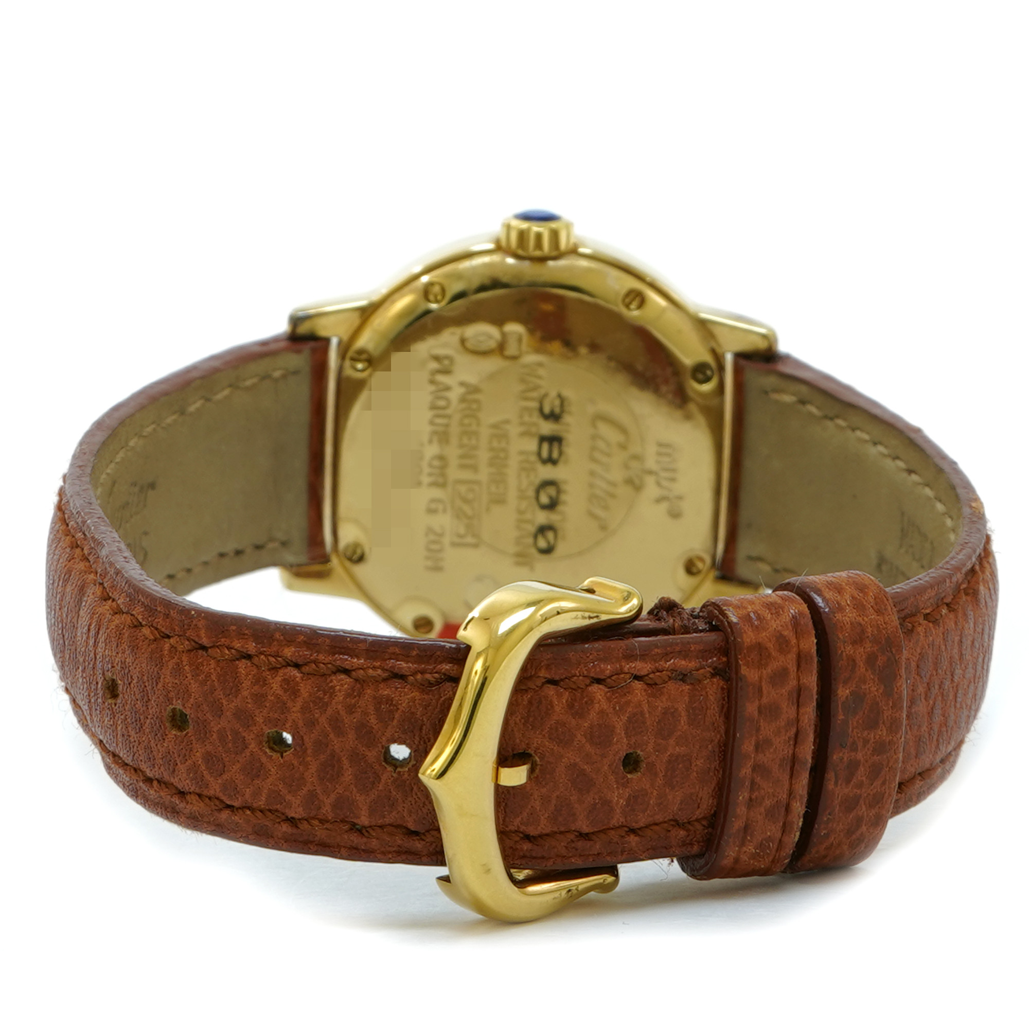 Cartier must de Cartier Ronde Vermeil 1801 - Inventory 7315