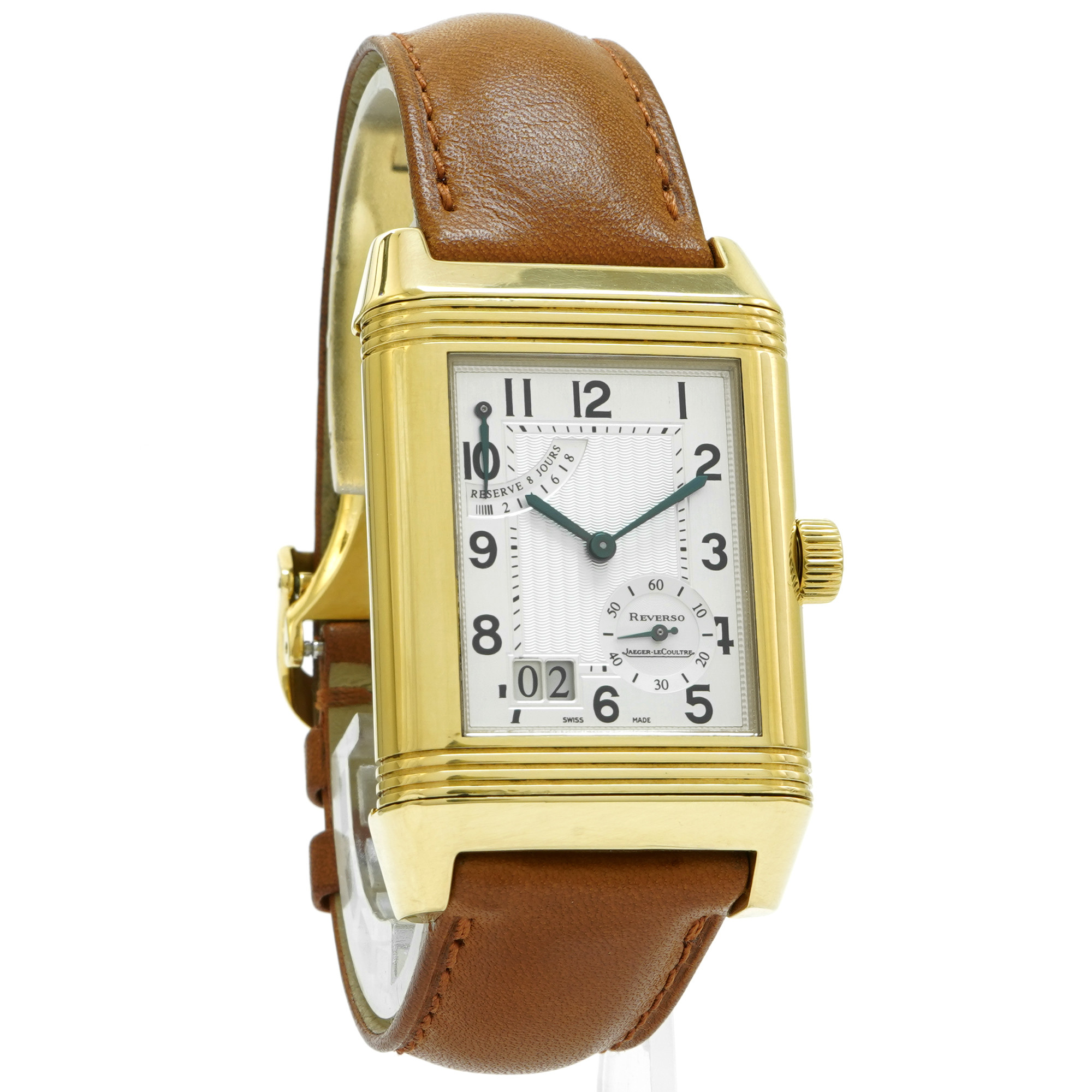 Jaeger LeCoultre Reverso Grande Date with 8 Day Power Reserve Q3001420 - Inventory 7256
