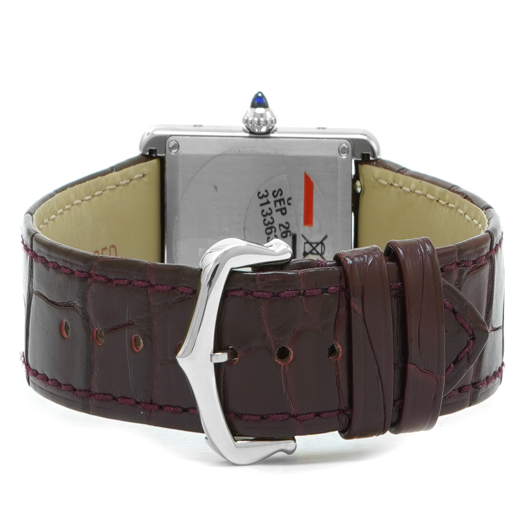 Cartier Tank Must *Burgundy* WSTA0054 *Unworn* - Inventory 7343