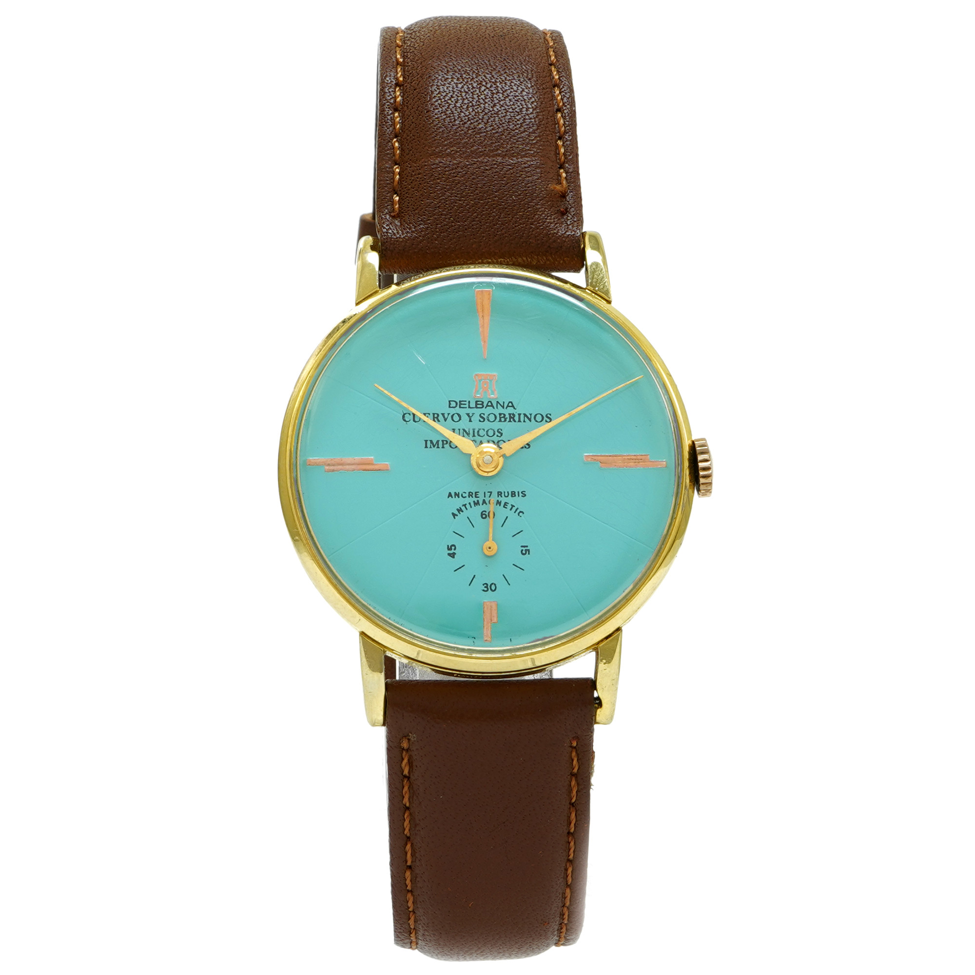 Cuervo y Sobrinos Delbana *Vintage* - Inventory 7344 - DelrayWatch.com