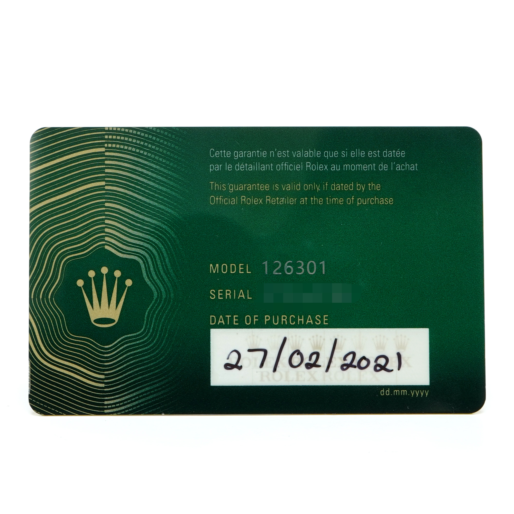 Rolex Datejust 41 126301 - Inventory 7236