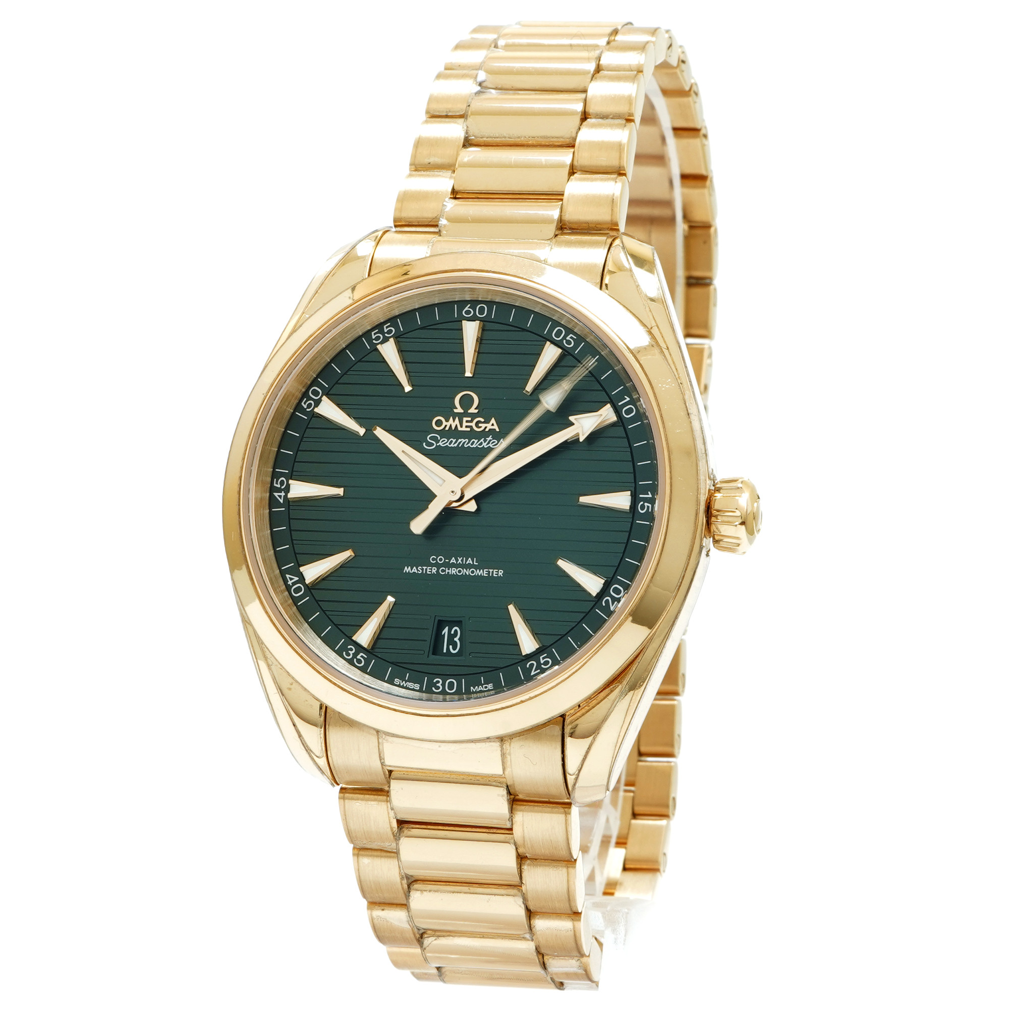 Omega Seamaster Aqua Terra 150M 41mm Moonshine Gold *Green Dial
