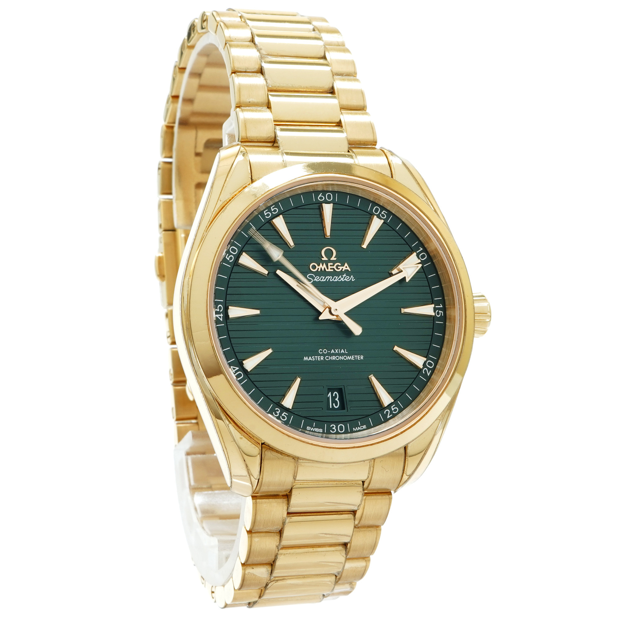 Omega Seamaster Aqua Terra 150M 41mm Moonshine Gold *Green Dial