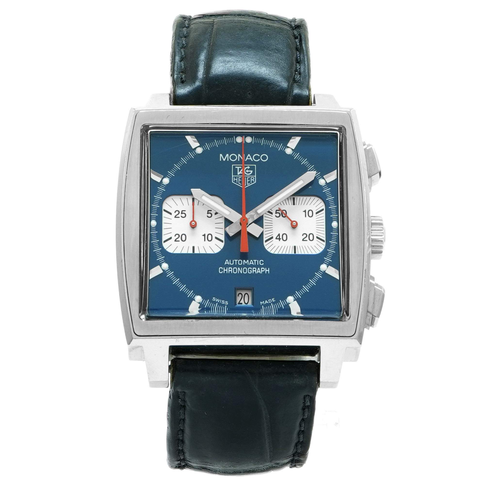 TAG Heuer Monaco Chronograph CW2113 *Blue Dial*  - Inventory 7520