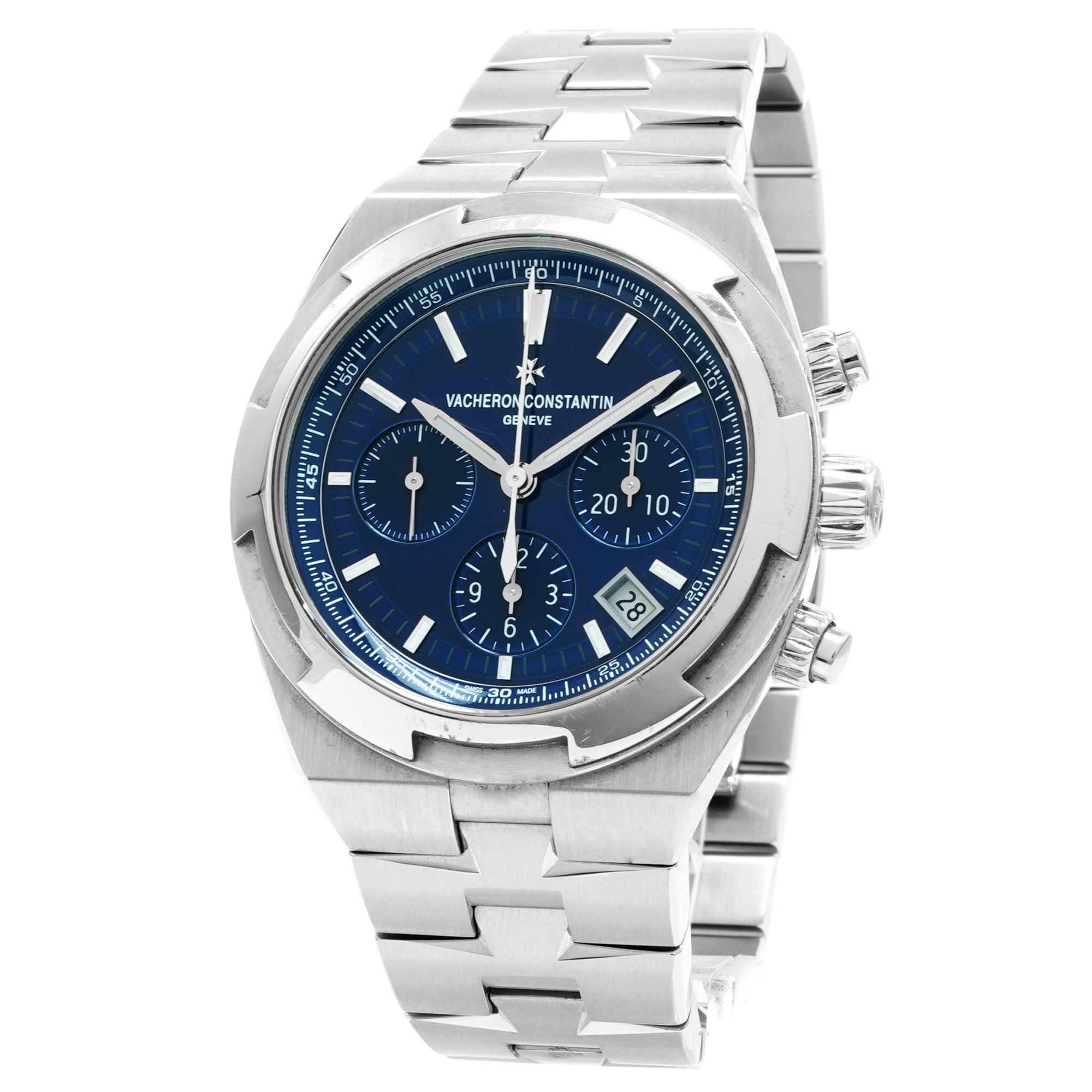 Vacheron Constantin Overseas Chronograph 5500V/110A-B148 *Blue Dial* - Inventory 7625