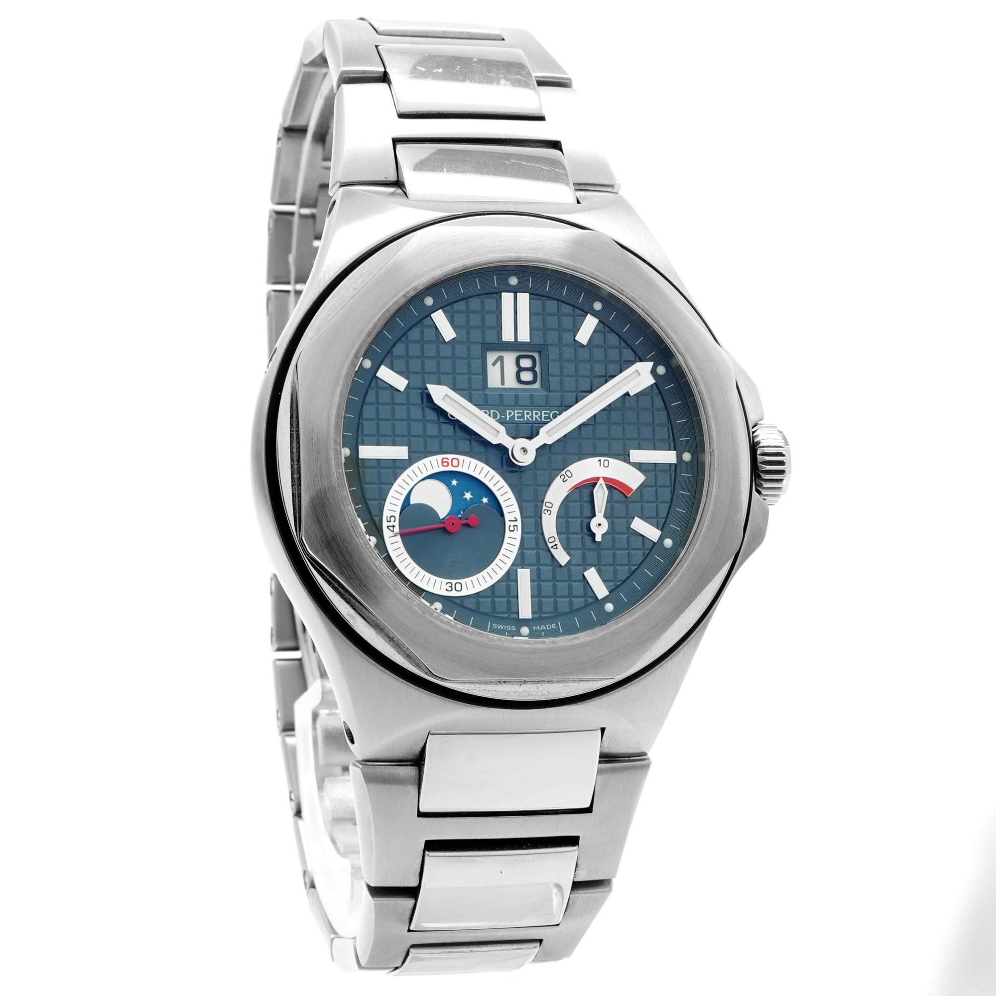 Girard Perregaux Laureato EVO3 Moonphase 80185-11-231-11A - Inventory 7646