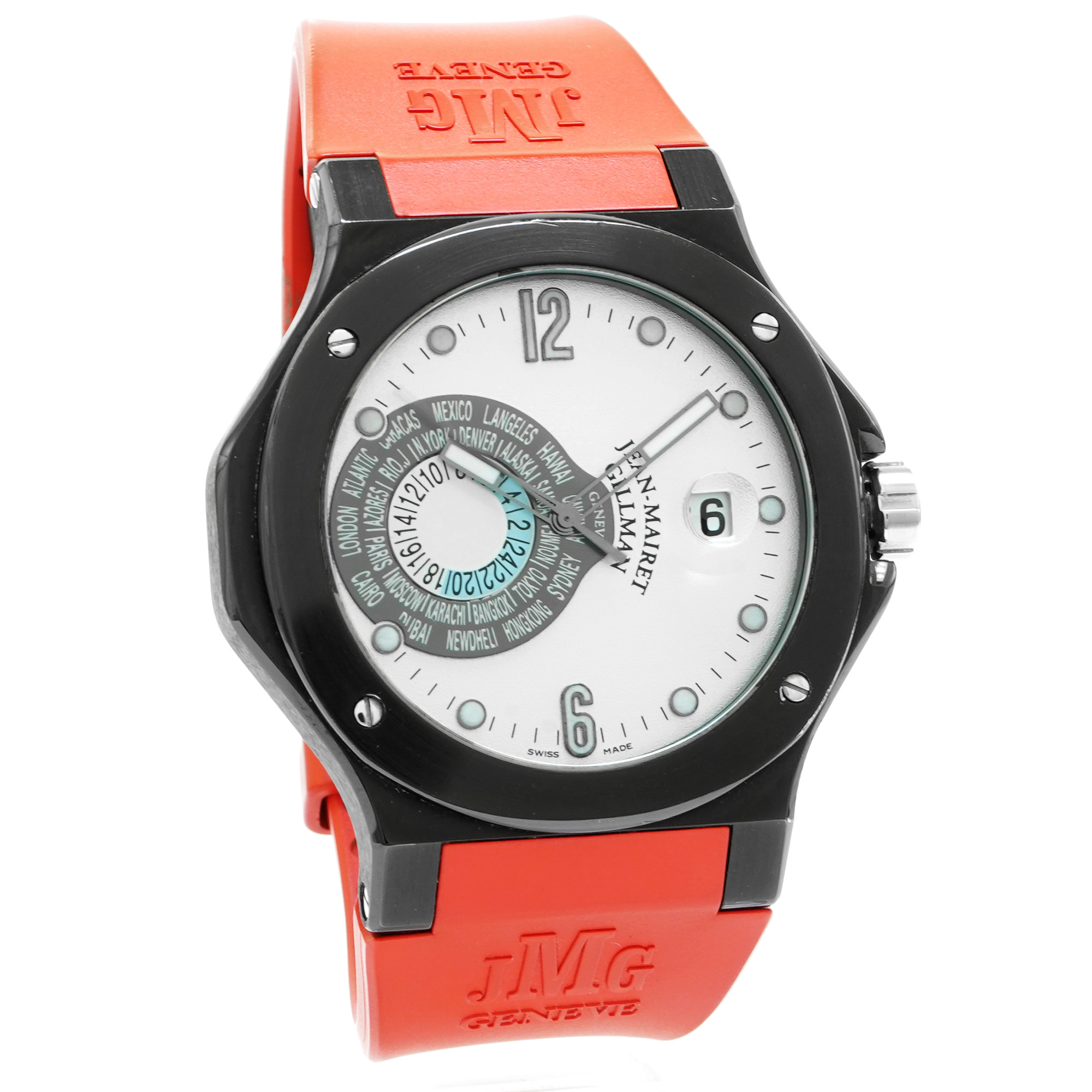 Jean-Mairet Gillman World Time Sport PVD - Inventory 7692