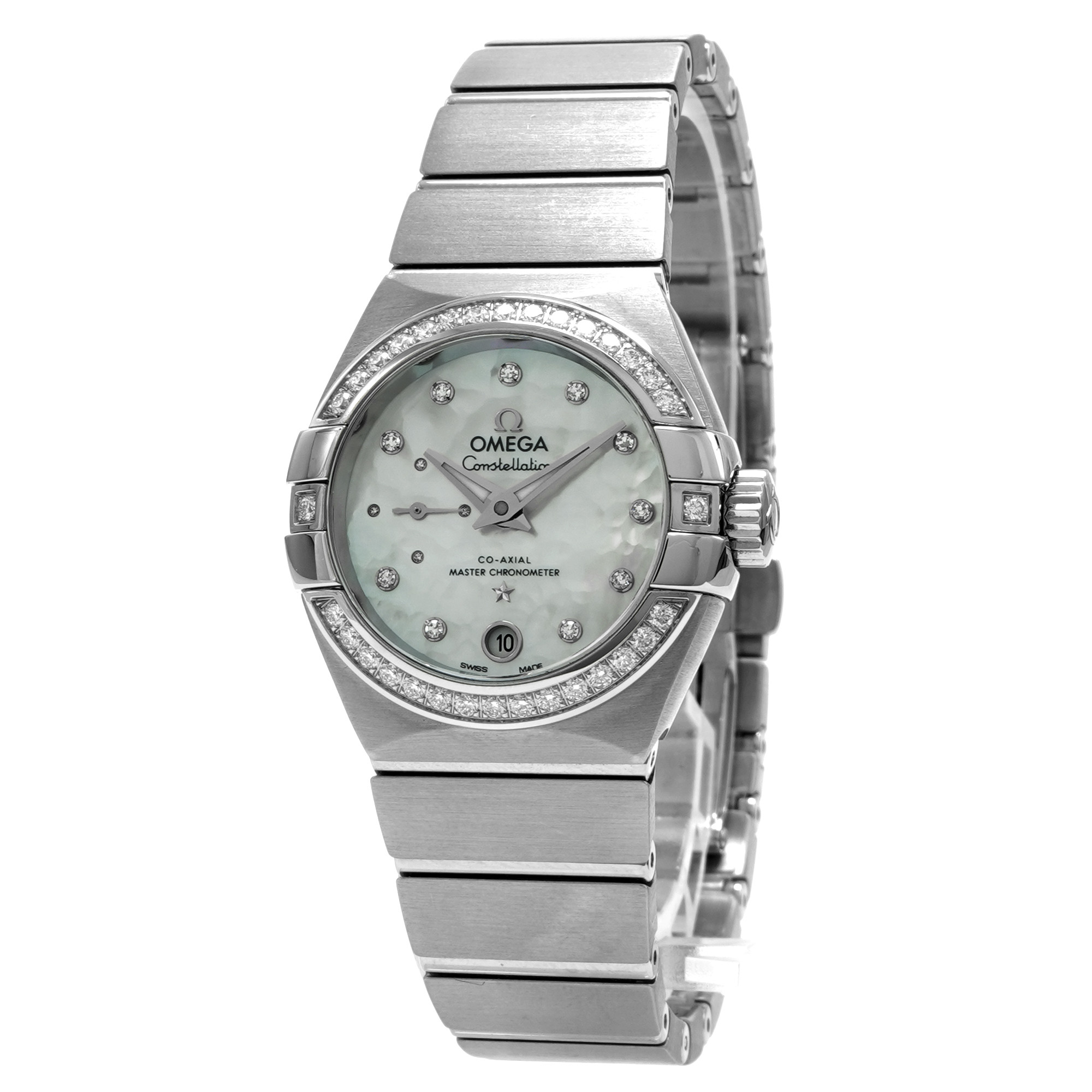Omega Constellation 27mm Petite Seconds *MOP Dial* Diamonds - Inventory 7393