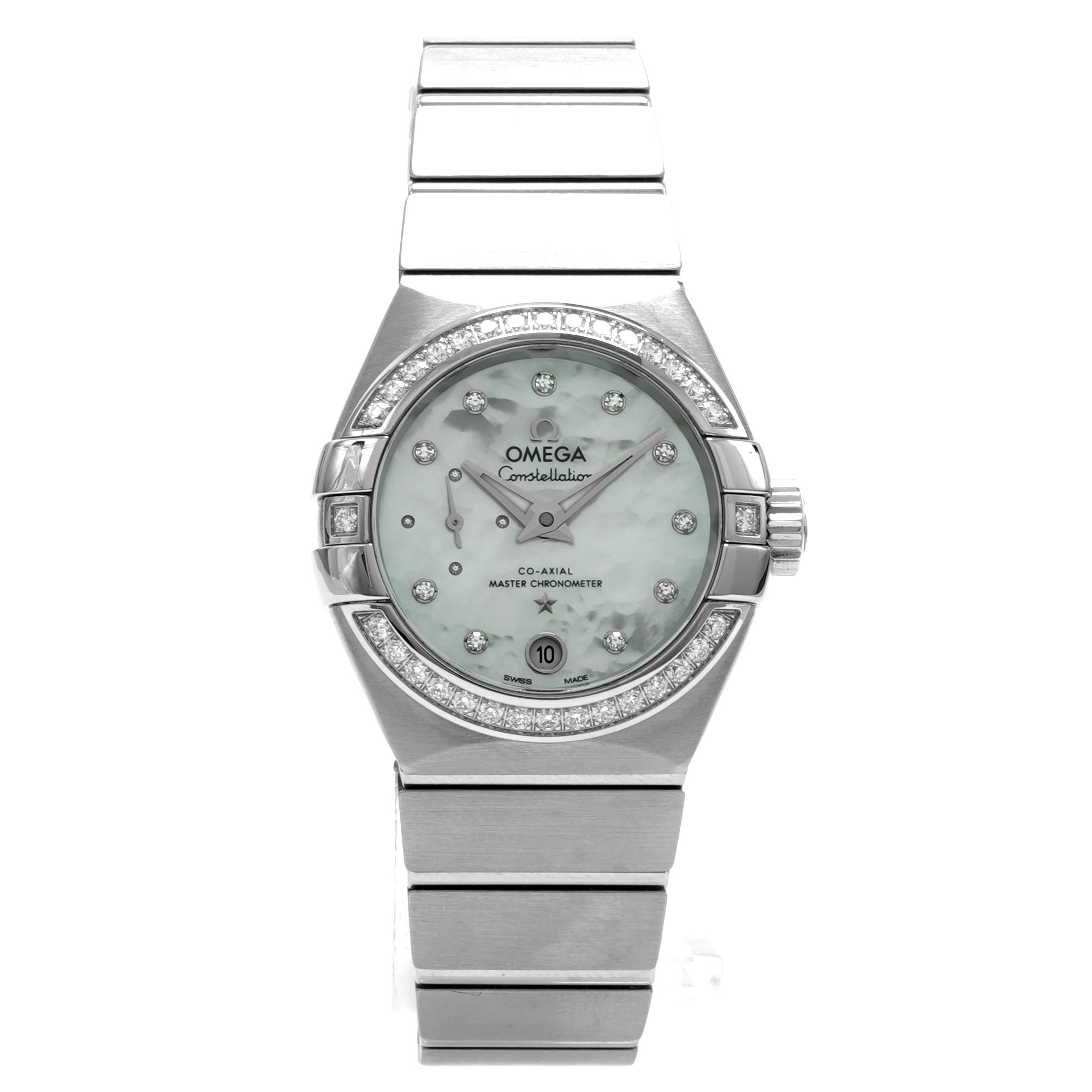 Omega Constellation 27mm Petite Seconds *MOP Dial* Diamonds - Inventory 7393