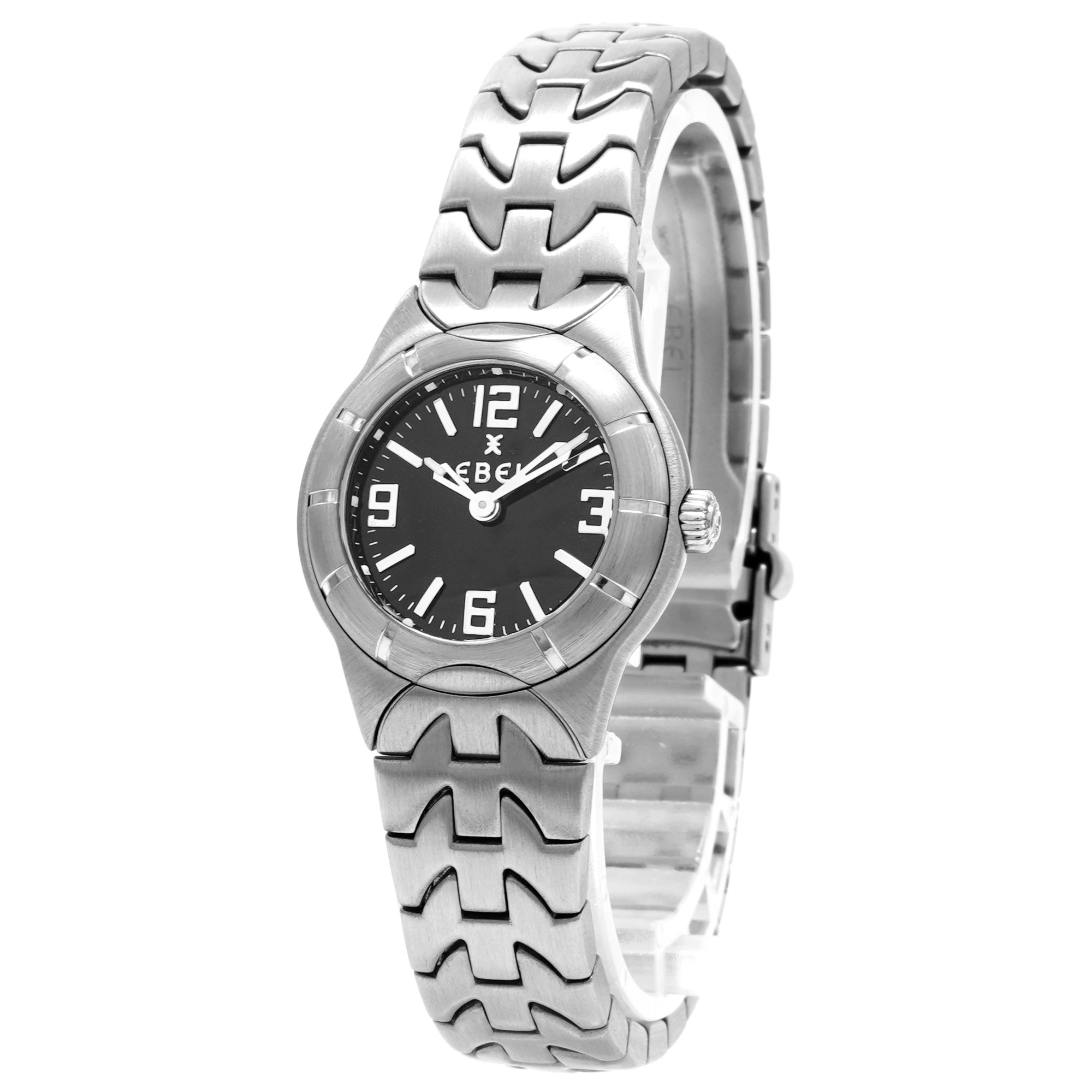 Ebel Ladies Type E Black Dial E9157C11 *Unworn* - Inventory 7772 Ebel Ladies Type E Black Dial E9157C11 *Unworn* - Inventory 7772